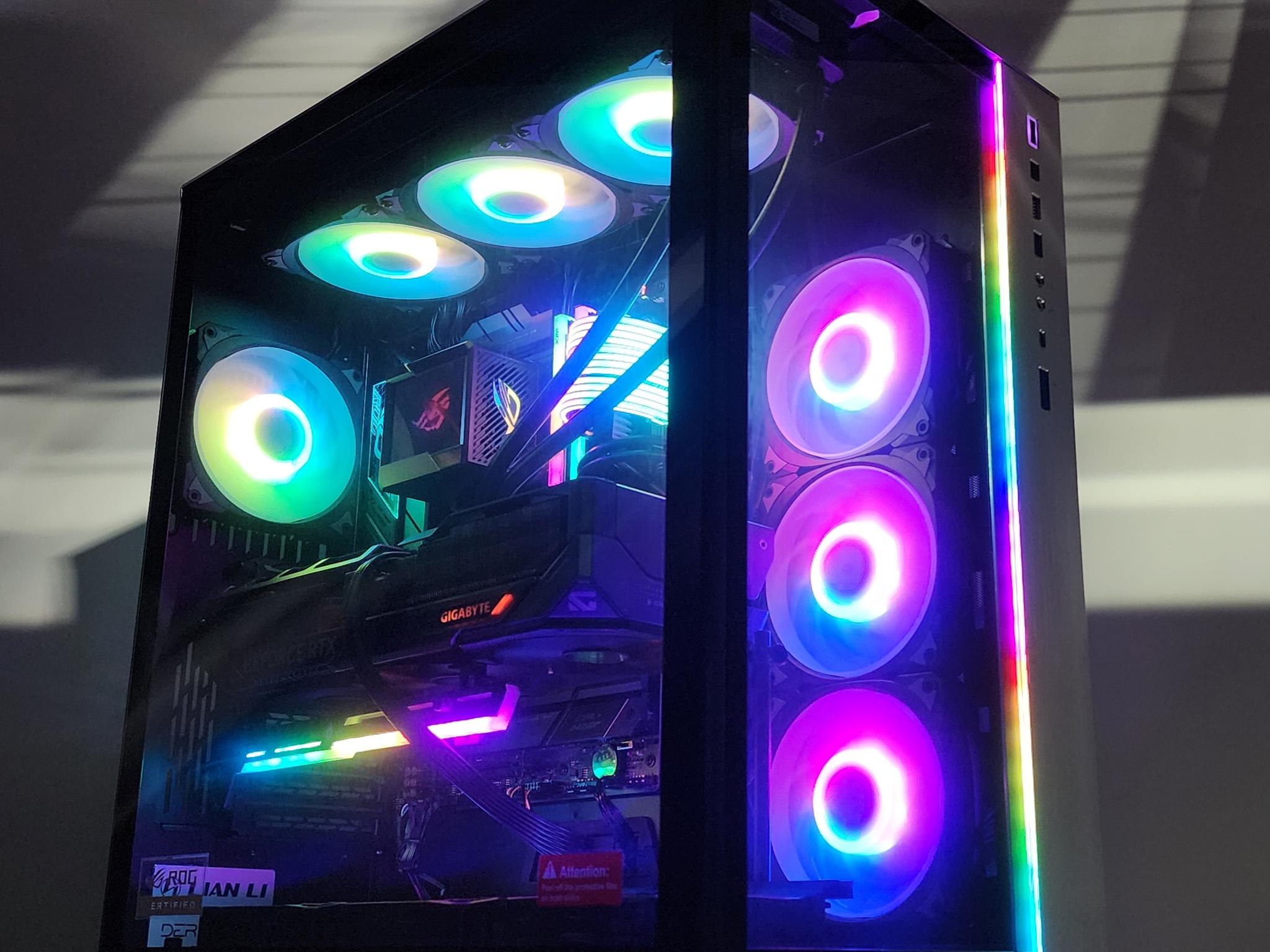 Gaming PC Ryzen 7 9850X3D 32GB RAM 2TB SSD RTX 5080 16GB Windows 11 Computer