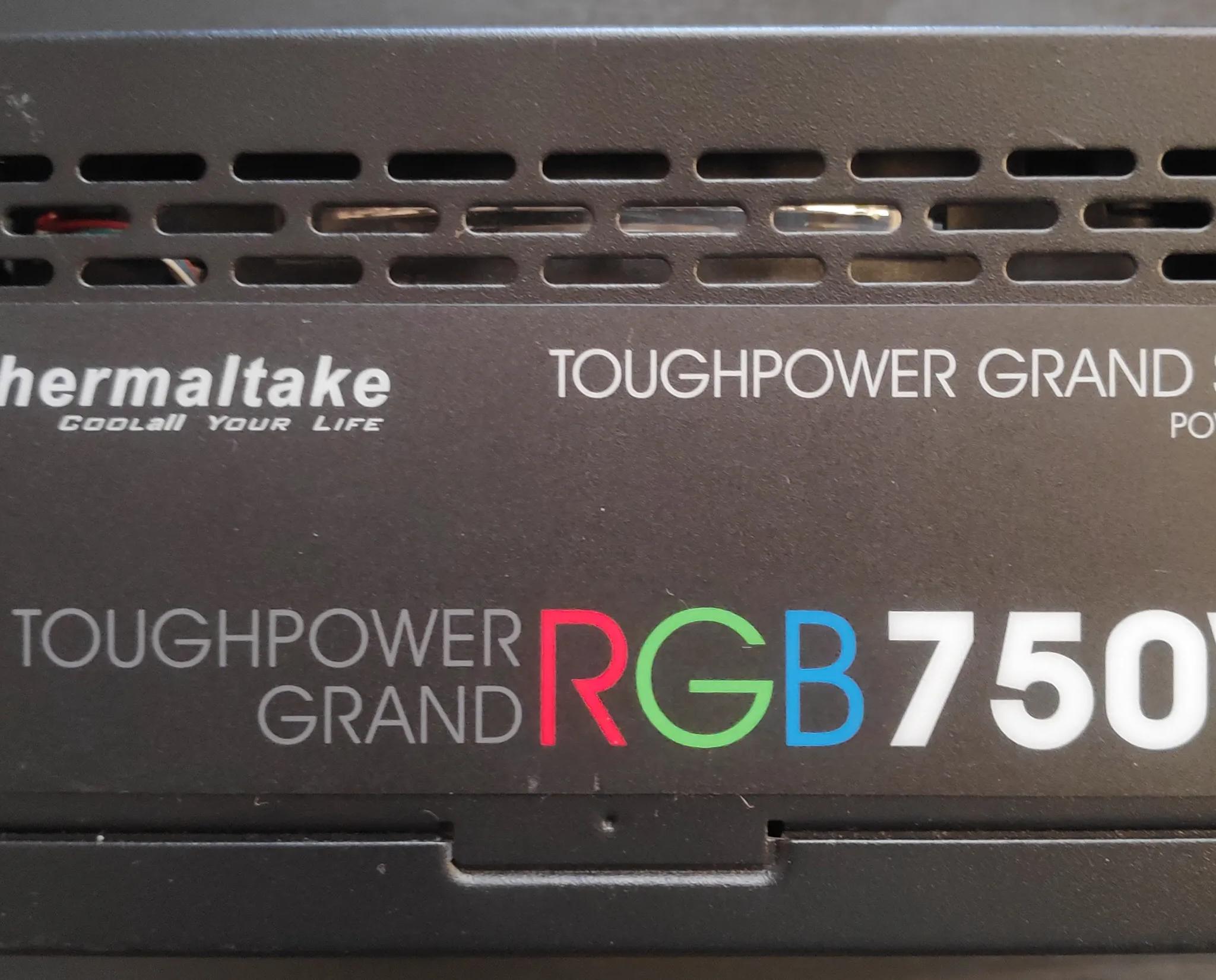 Thermaltake Toughpower Grand RGB 750W, Fully Modular 80 Plus Gold Power Supply