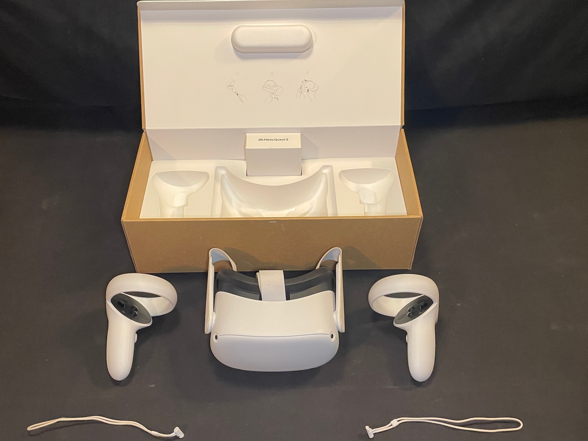 Meta Quest 2 With Developer Account 128gb And Accessories In Box