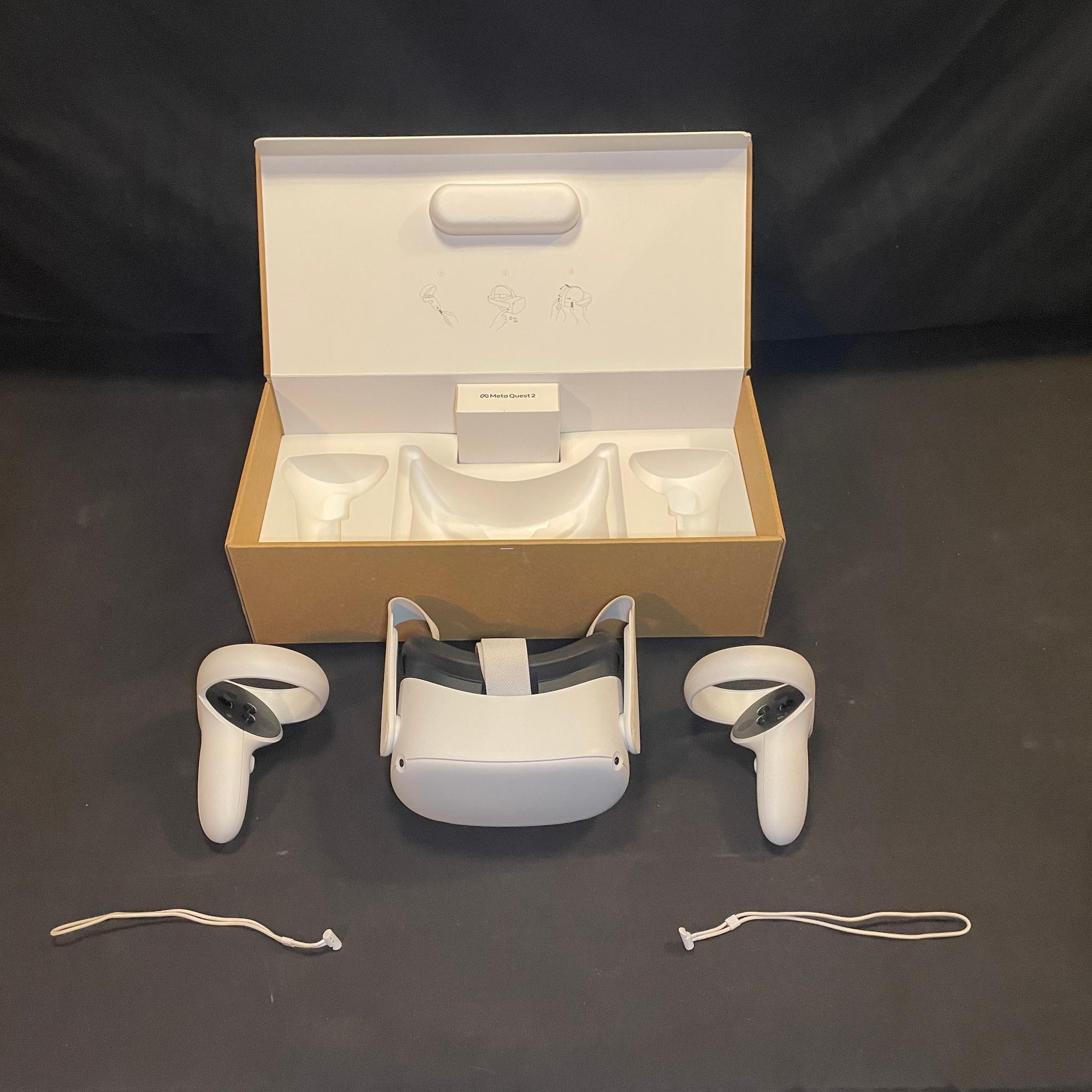 Meta Quest 2 With Developer Account 128gb And Accessories In Box