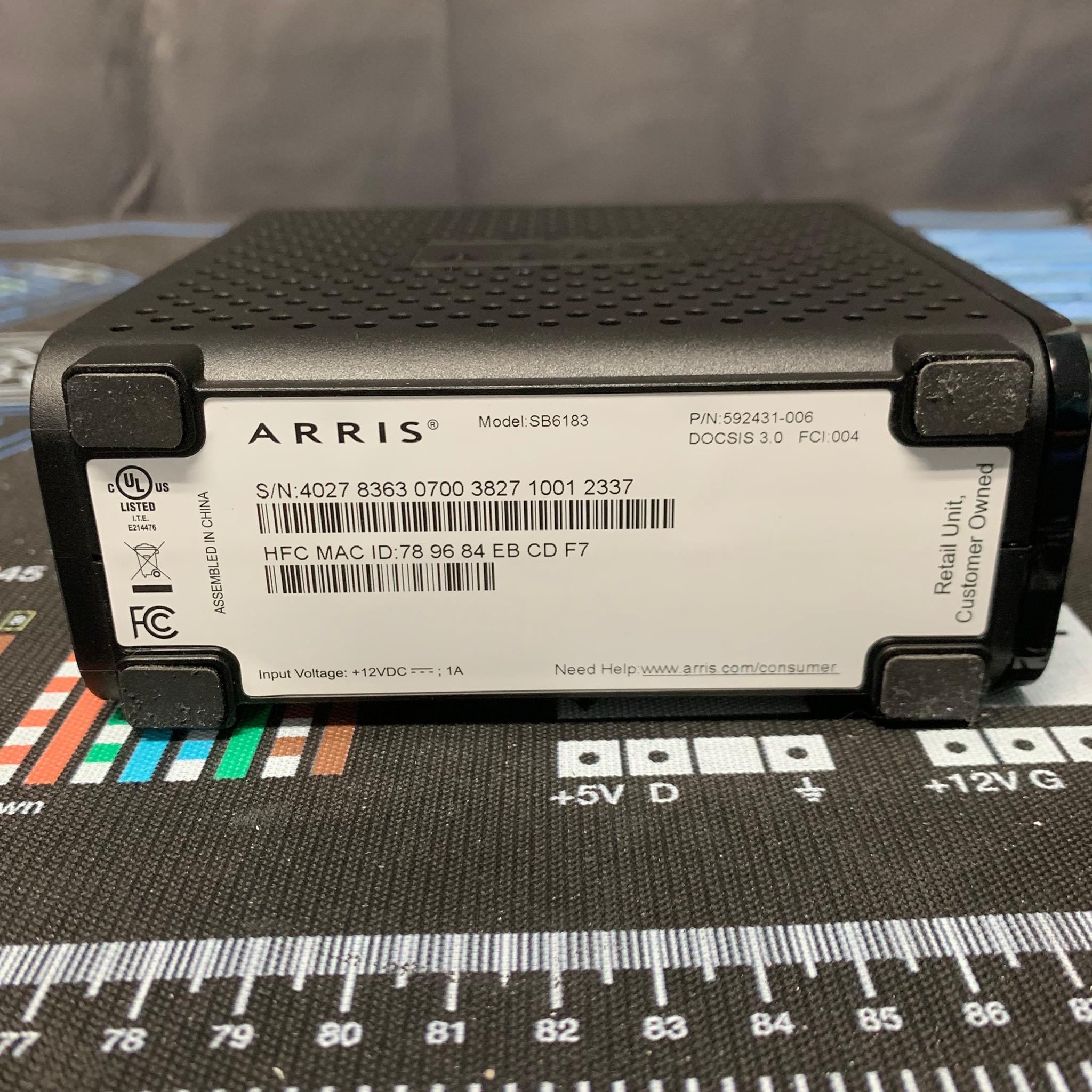 Arris Surfboard SB6183 Modem