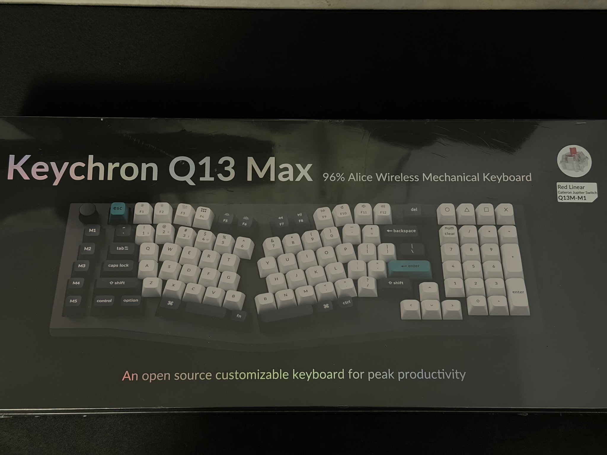Keychron Q13 Max Alice Layout QMK Wireless Mechanical Keyboard