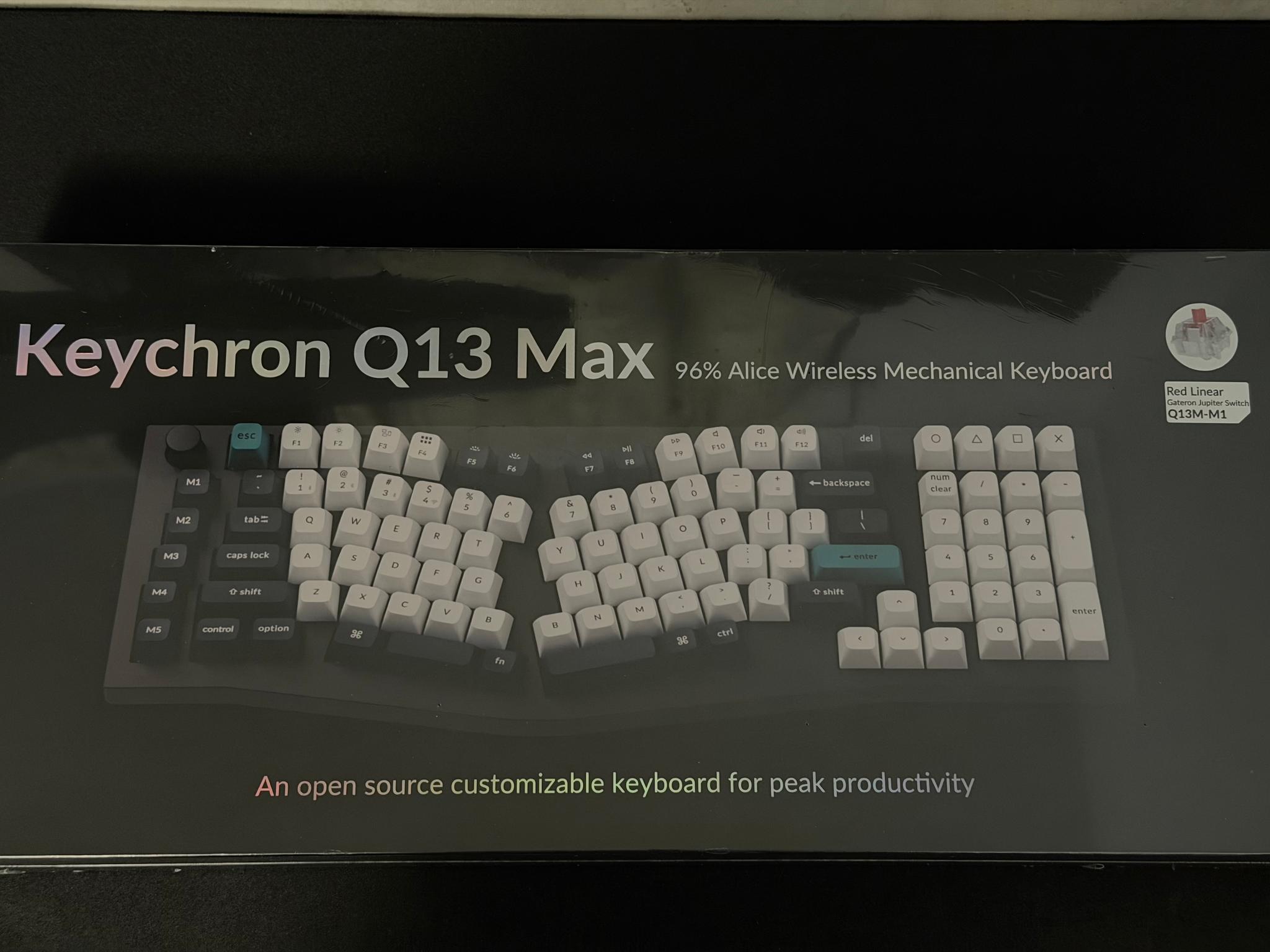 Keychron Q13 Max Alice Layout QMK Wireless Mechanical Keyboard
