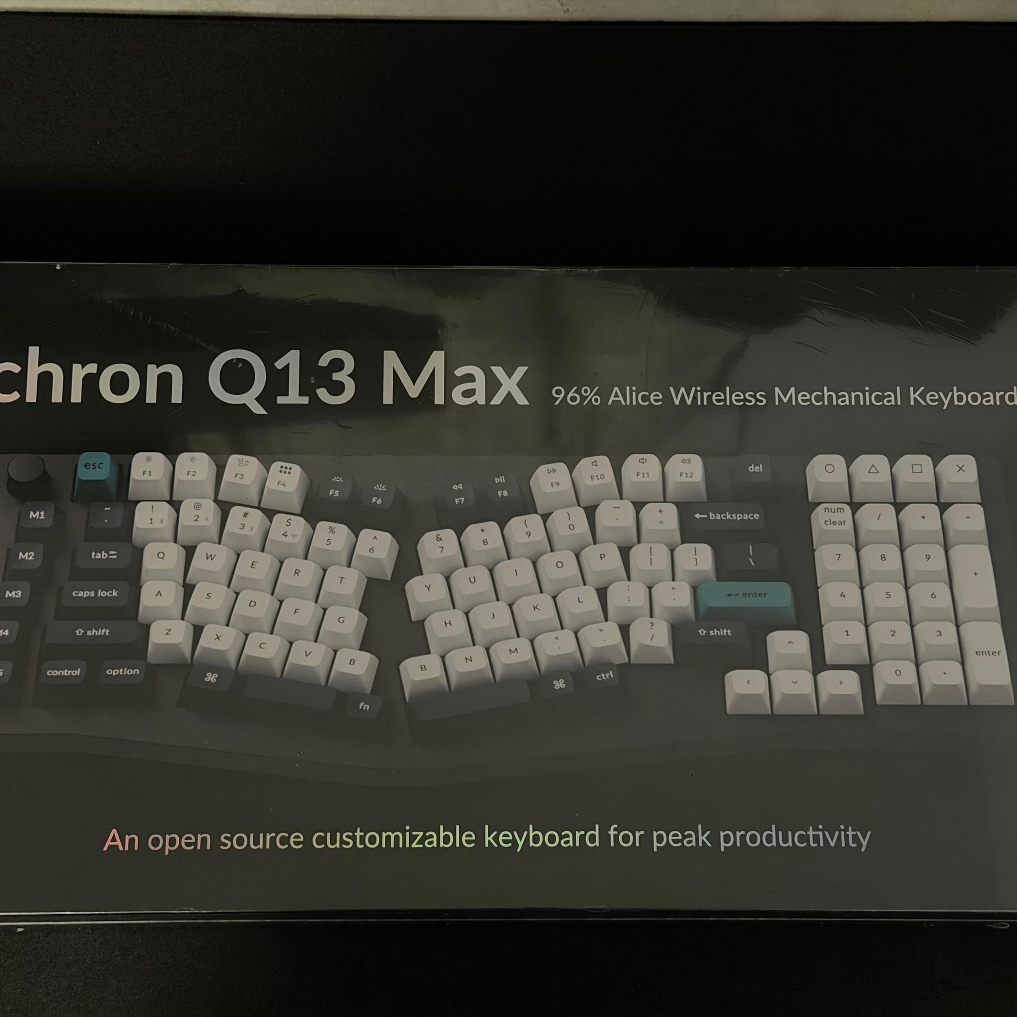 Keychron Q13 Max Alice Layout QMK Wireless Mechanical Keyboard