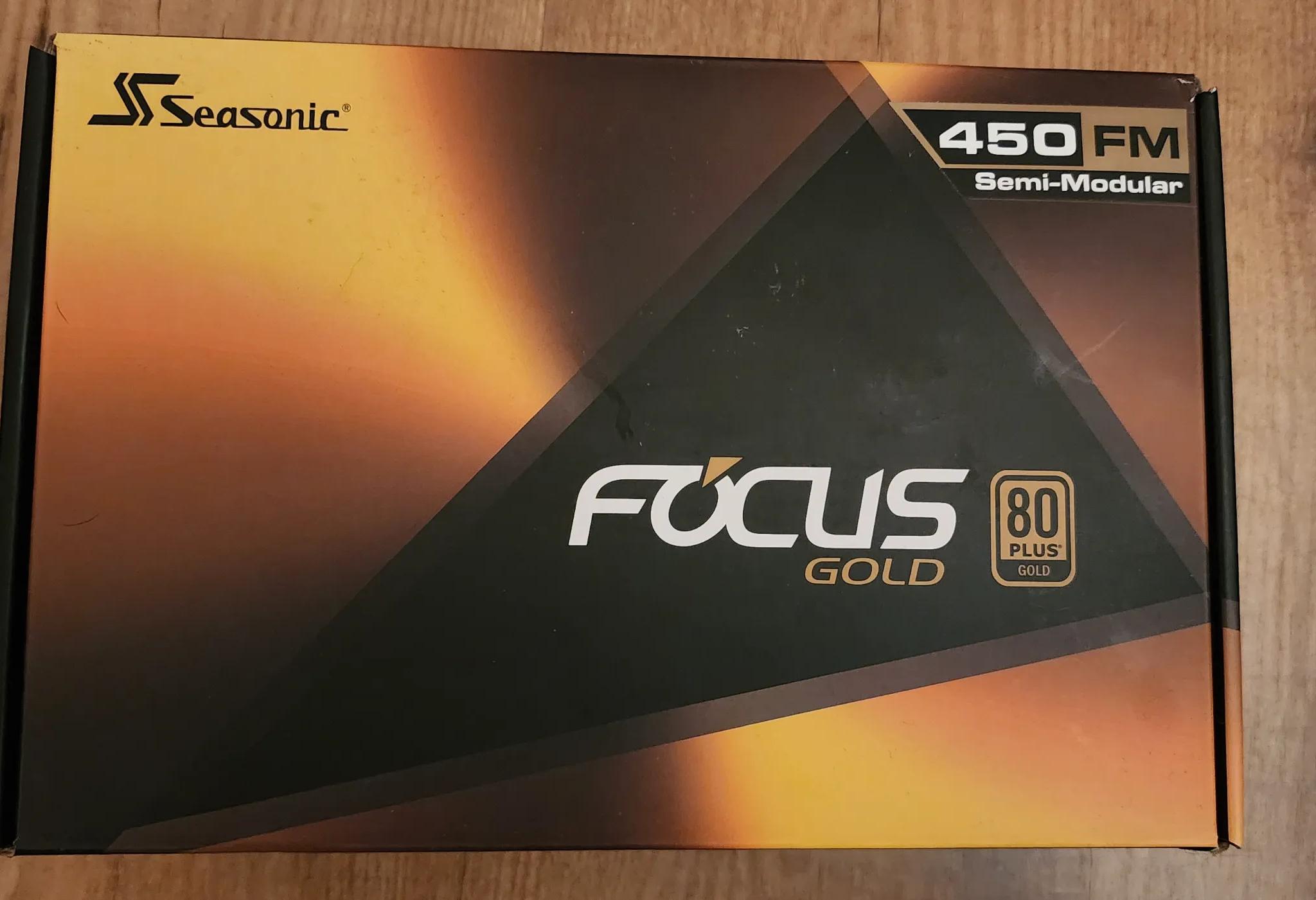 Seasonic Focus 450 Gold Plus Semi-Modular PSU