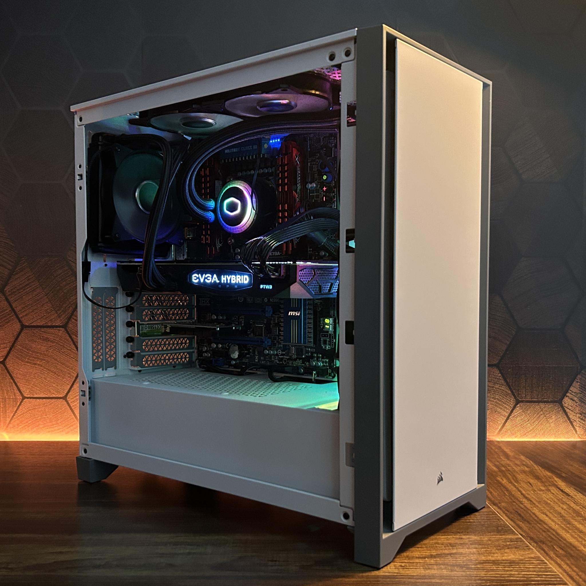 💻USED TECH DEALS💻 GTX 1080ti / Intel Xeon E5-2697v2 / 360mm AIO / 1TB Storage / 32GB RAM / WIN11