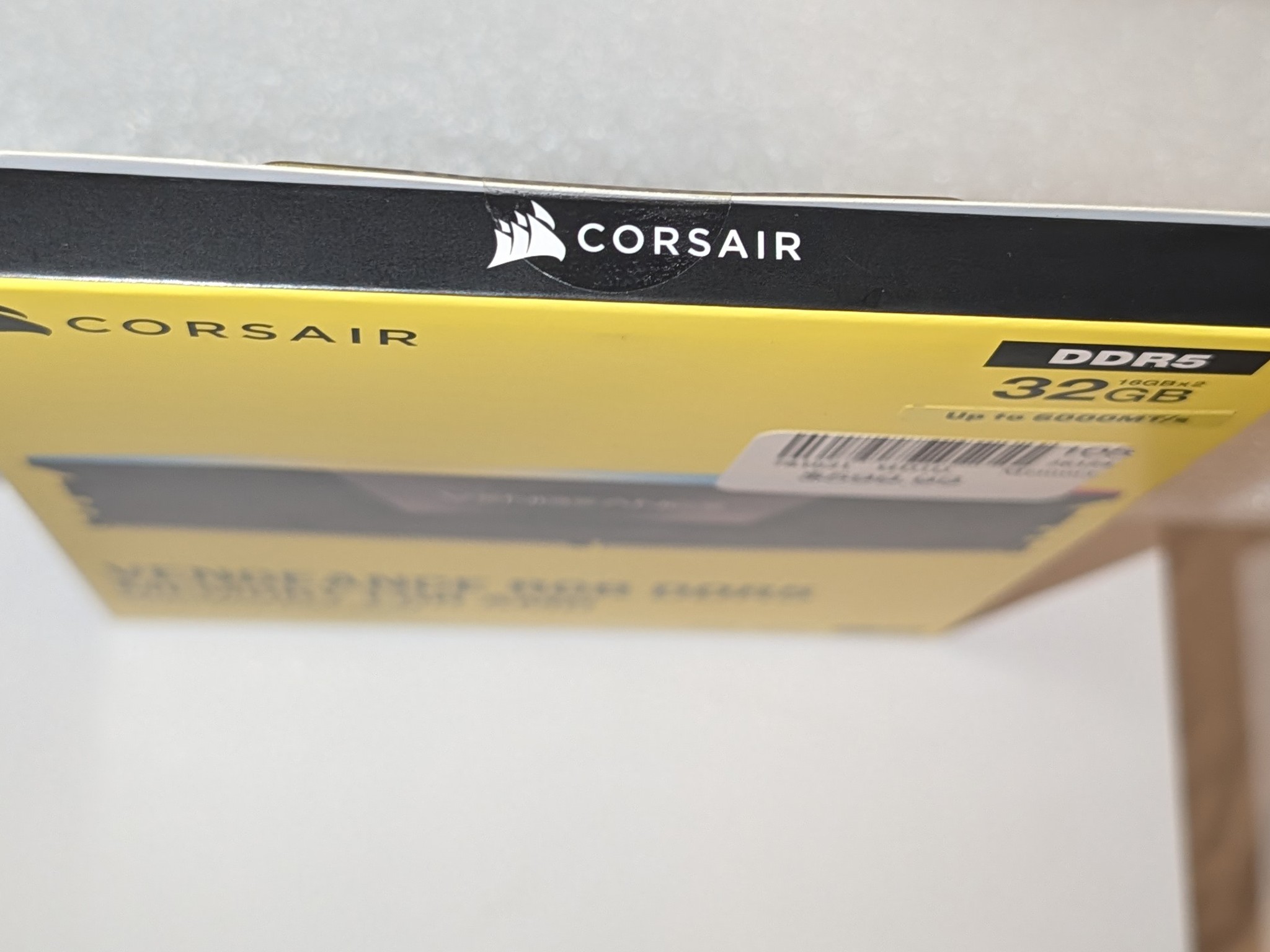 VENGEANCE RGB 32GB (2x16GB) DDR5 DRAM Up To 6000MT/s CL30 AMD EXPO & Intel XMP Memory Kit