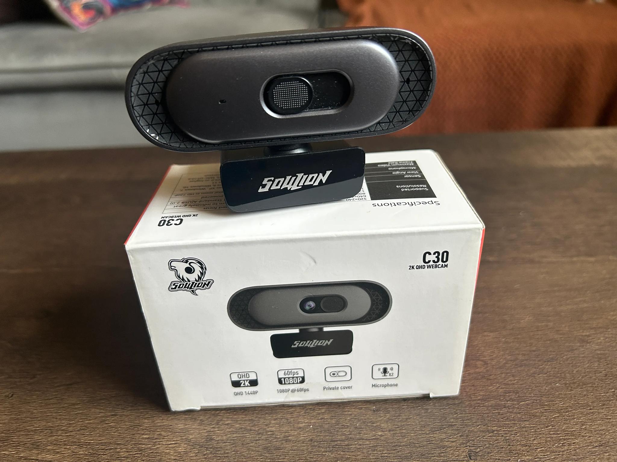 Soulion  Webcam C30 2k Quad HD 1440p
