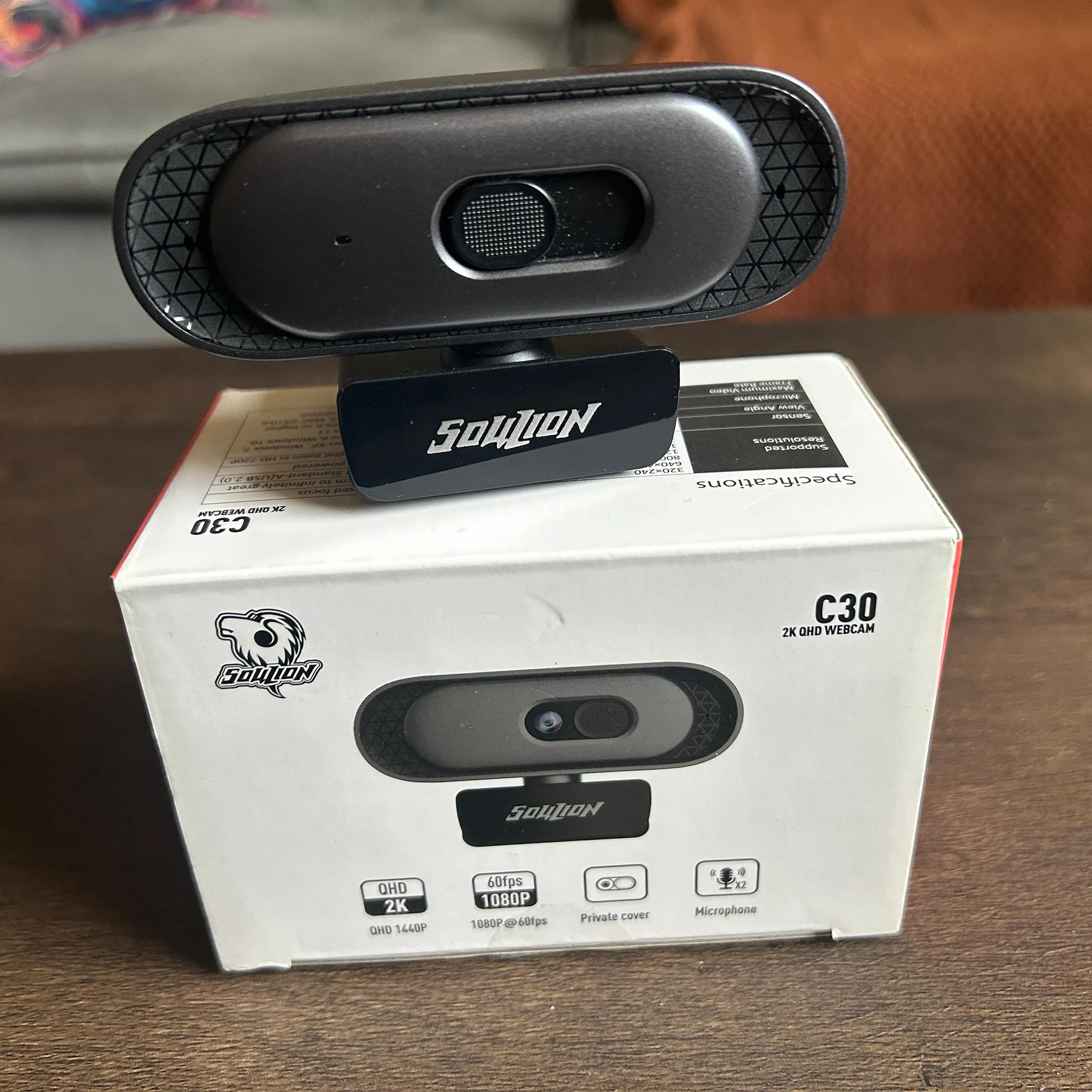 Soulion  Webcam C30 2k Quad HD 1440p