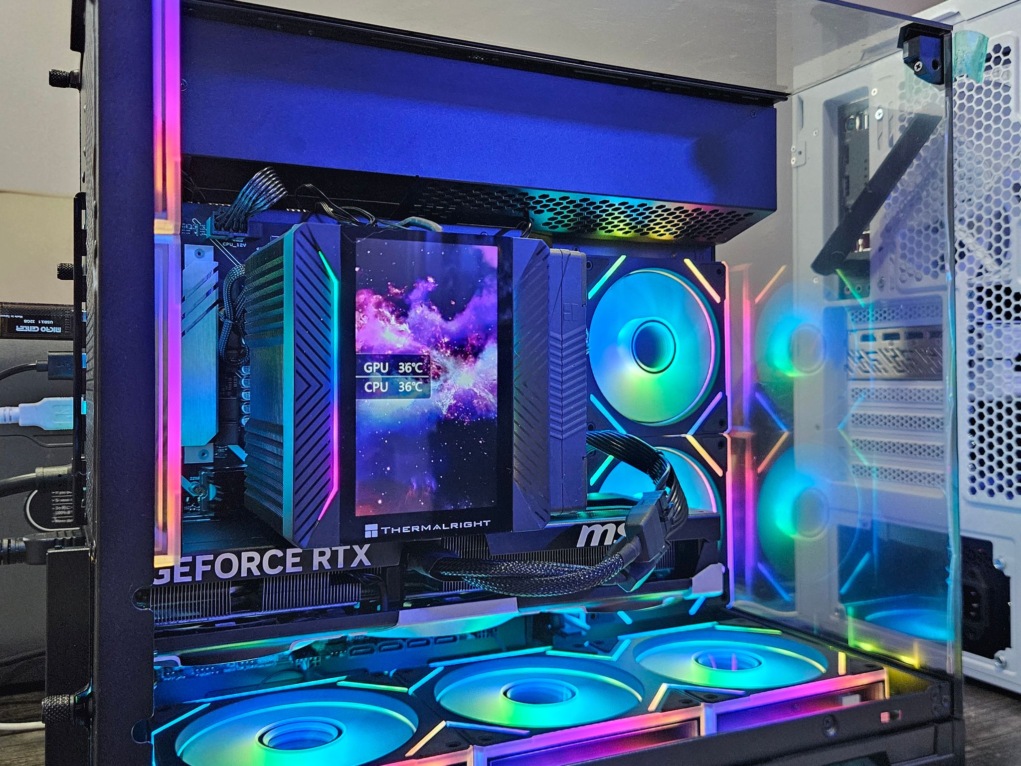 Gaming PC • RTX 5070 • Core Ultra 5 250K Plus • 32GB DDR5 • 1TB M.2 • Lian Li O11 Vision M
