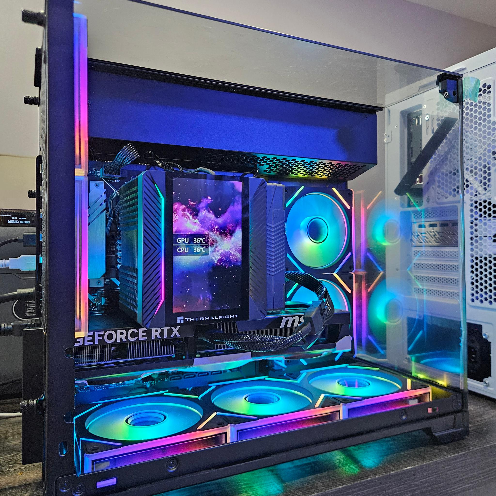 Gaming PC • RTX 5070 • Core Ultra 5 250K Plus • 32GB DDR5 • 1TB M.2 • Lian Li O11 Vision M