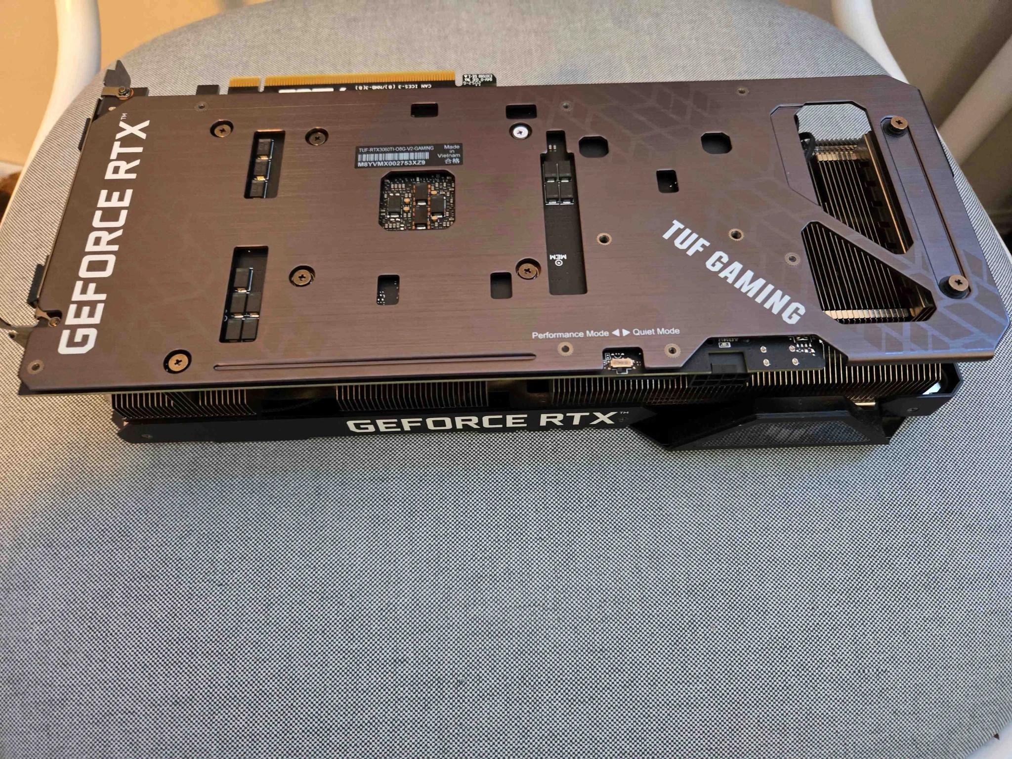 Like New With Box  - Asus TUF RTX 3060 Ti OC Edition