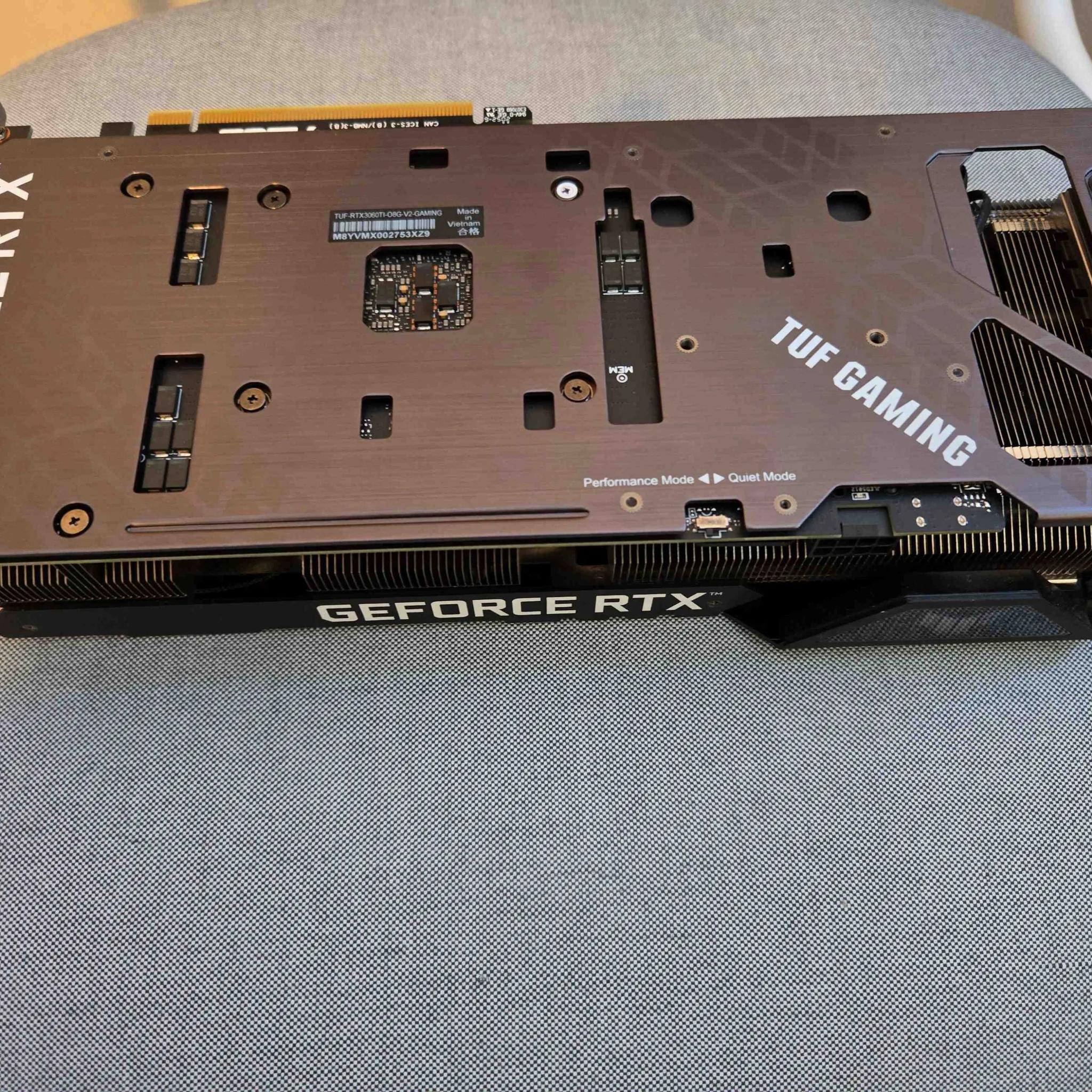 Like New With Box  - Asus TUF RTX 3060 Ti OC Edition