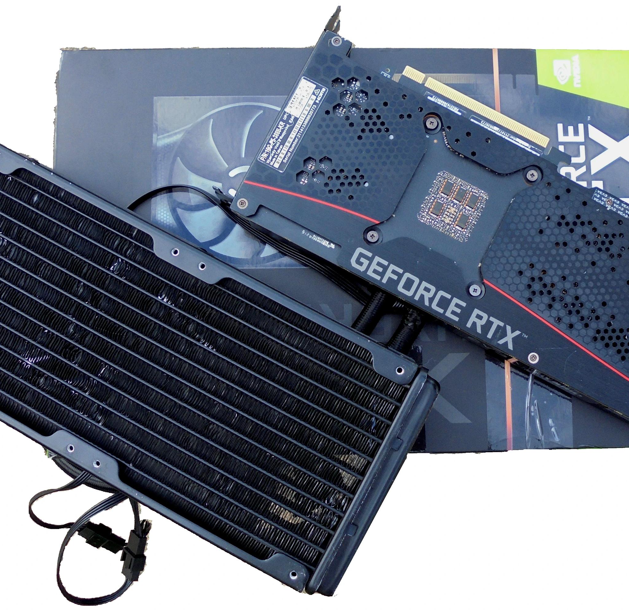 NVIDIA RTX 3080 - 10GB GDDR6X - EVGA XC3 Hybrid - 10G-P5-3888-KR
