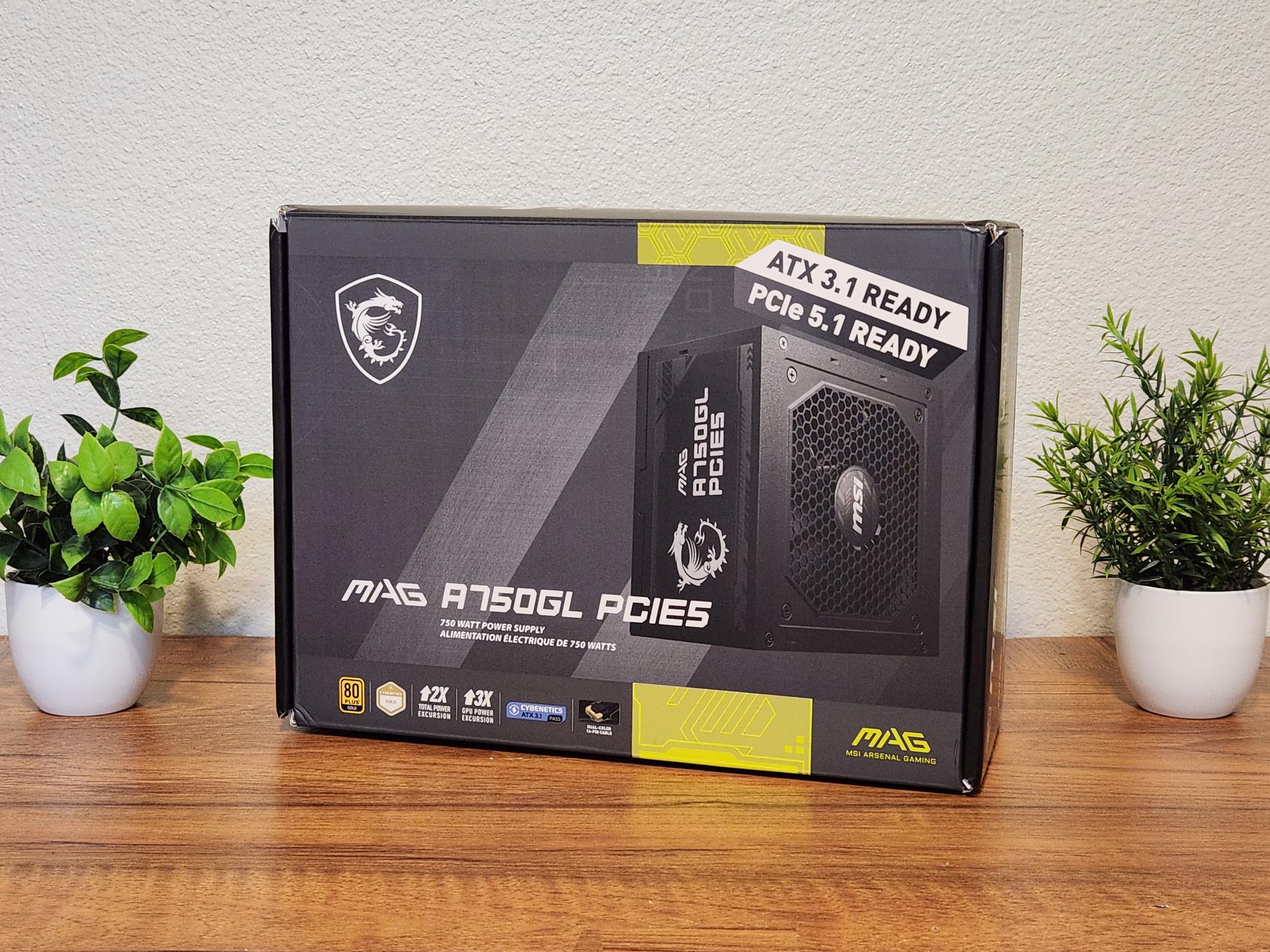 MSI MAG A750GL PCIE5 Power Supply | Good Condition