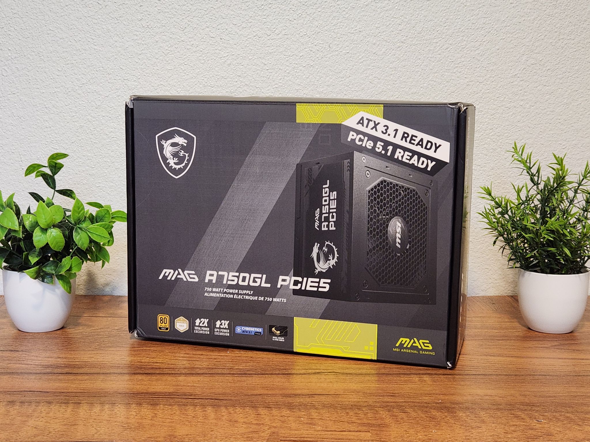 MSI MAG A750GL PCIE5 Power Supply | Good Condition
