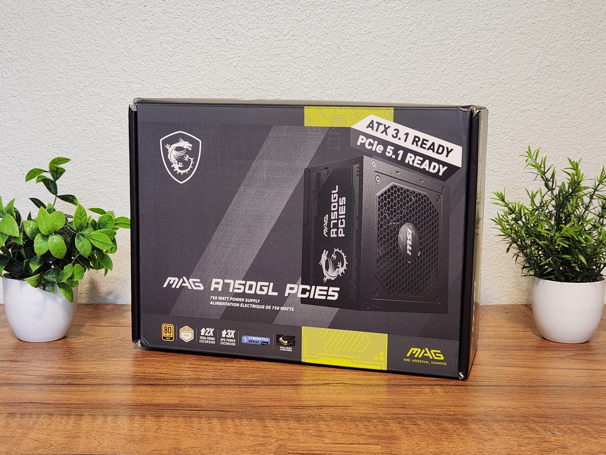 MSI MAG A750GL PCIE5 Power Supply | Good Condition