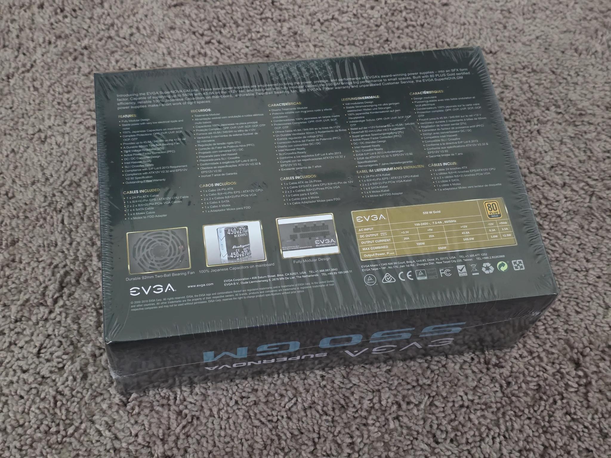 EVGA Supernova 550w SFX Power Supply