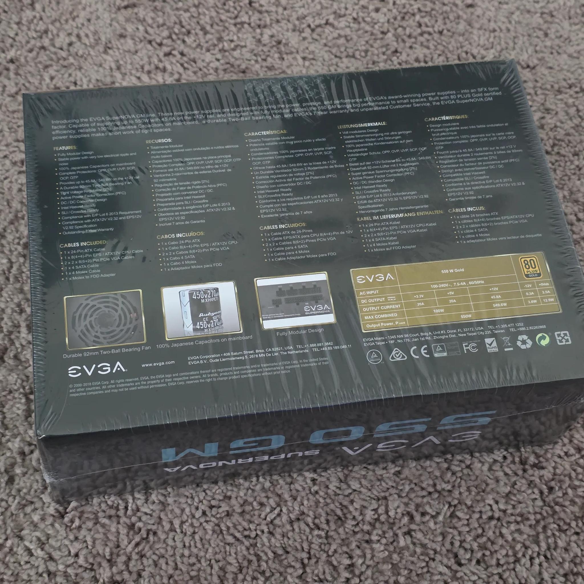EVGA Supernova 550w SFX Power Supply