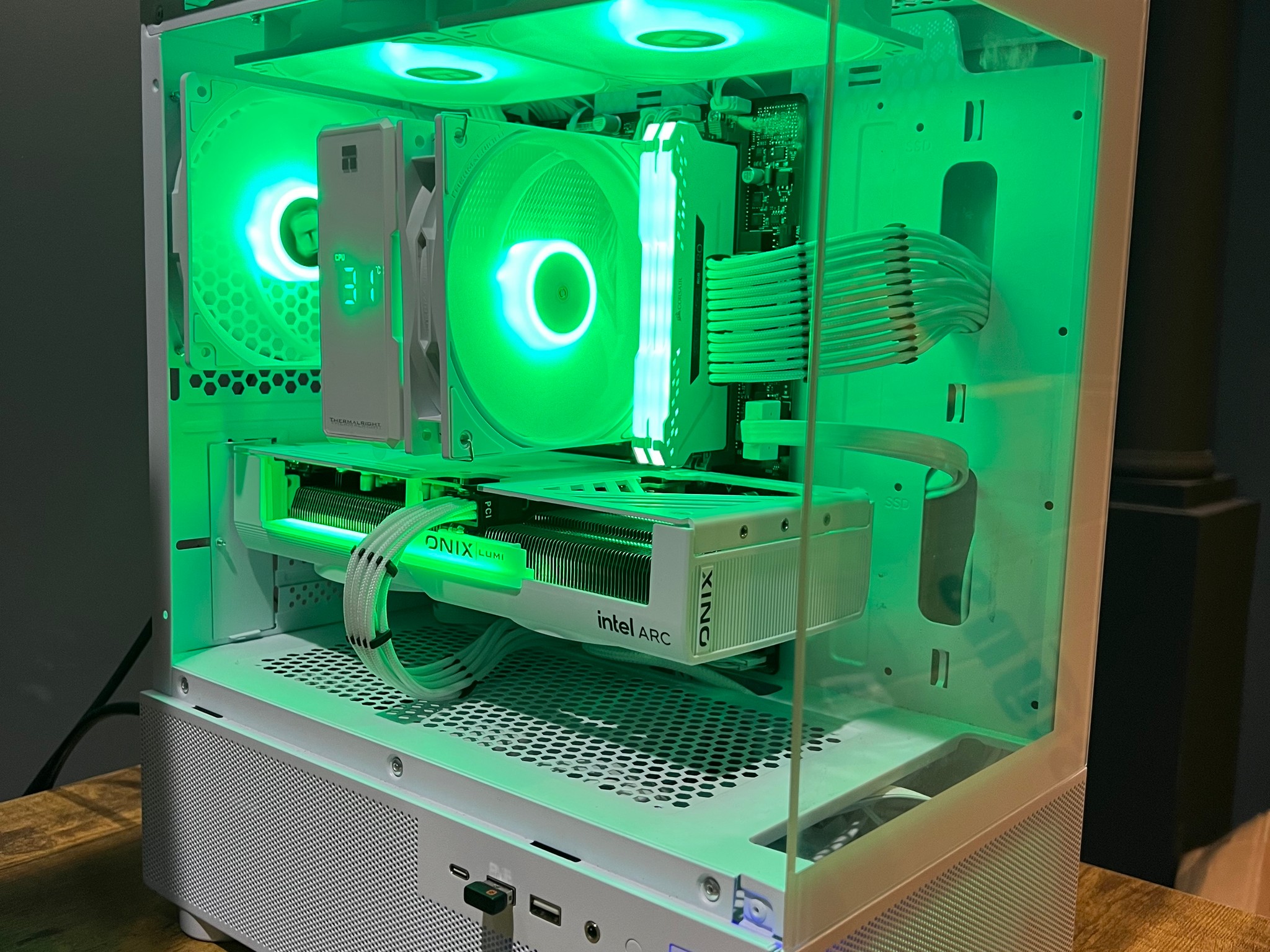 i5-12600kF / Arc B580 “LUMI White” Gaming PC