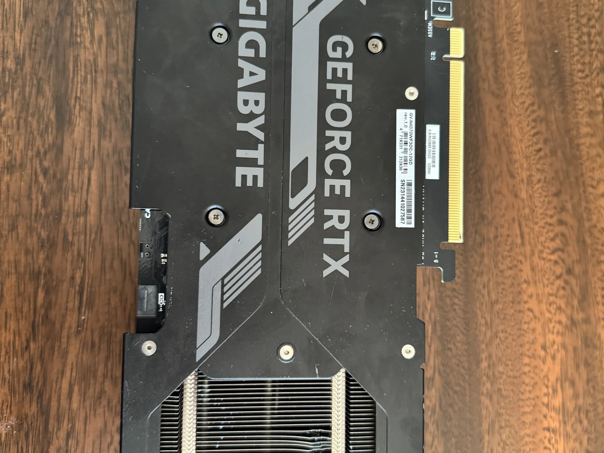 Gigabyte WINDFORCE OC GeForce RTX 4070 12 GB Video Card