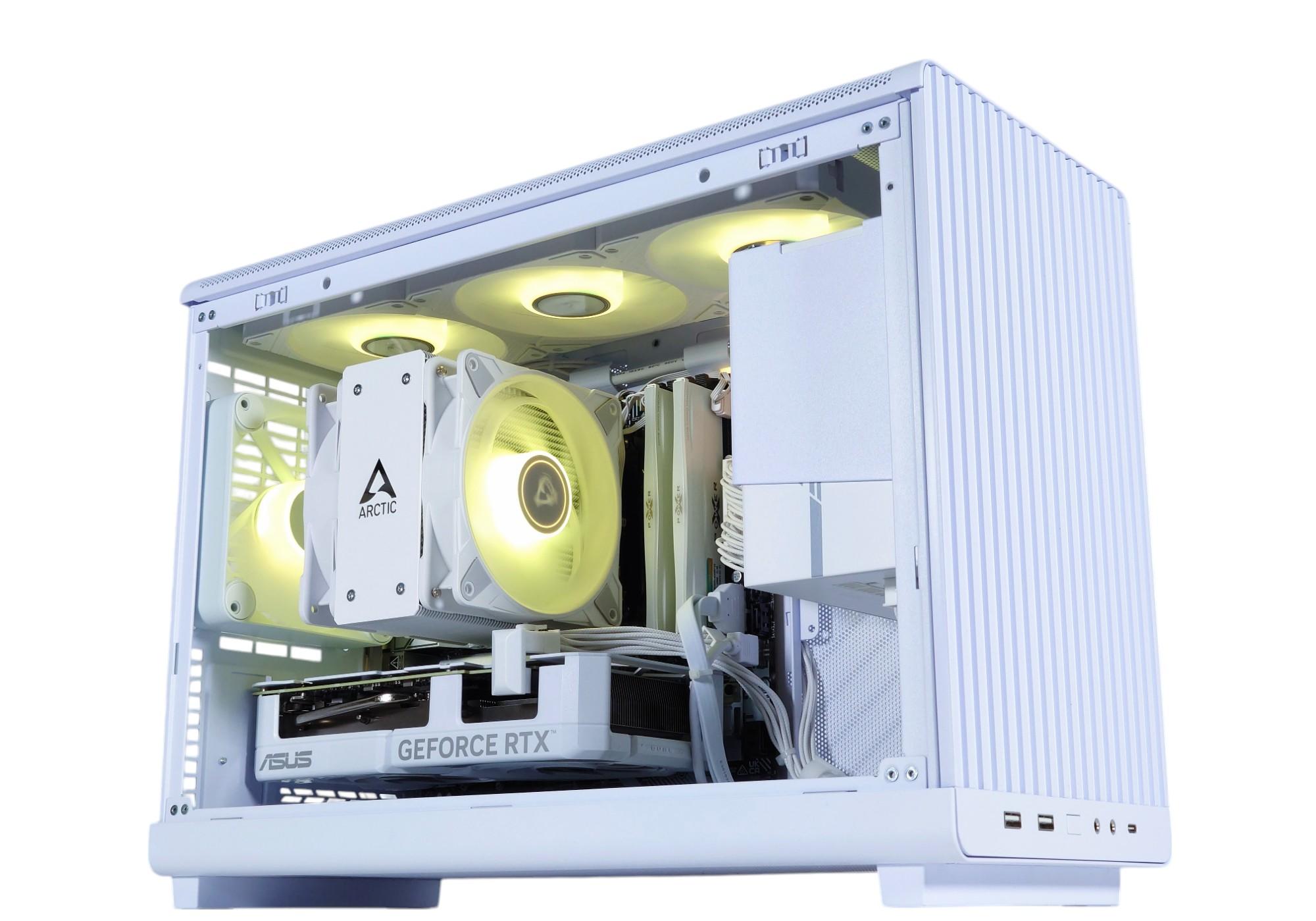 🤍🐻‍❄️Artic⚪ Nvidia RTX 4070 12GB⚪AMD Ryzen 5 7500F⚪32GB DDR5⚪1TB NVME