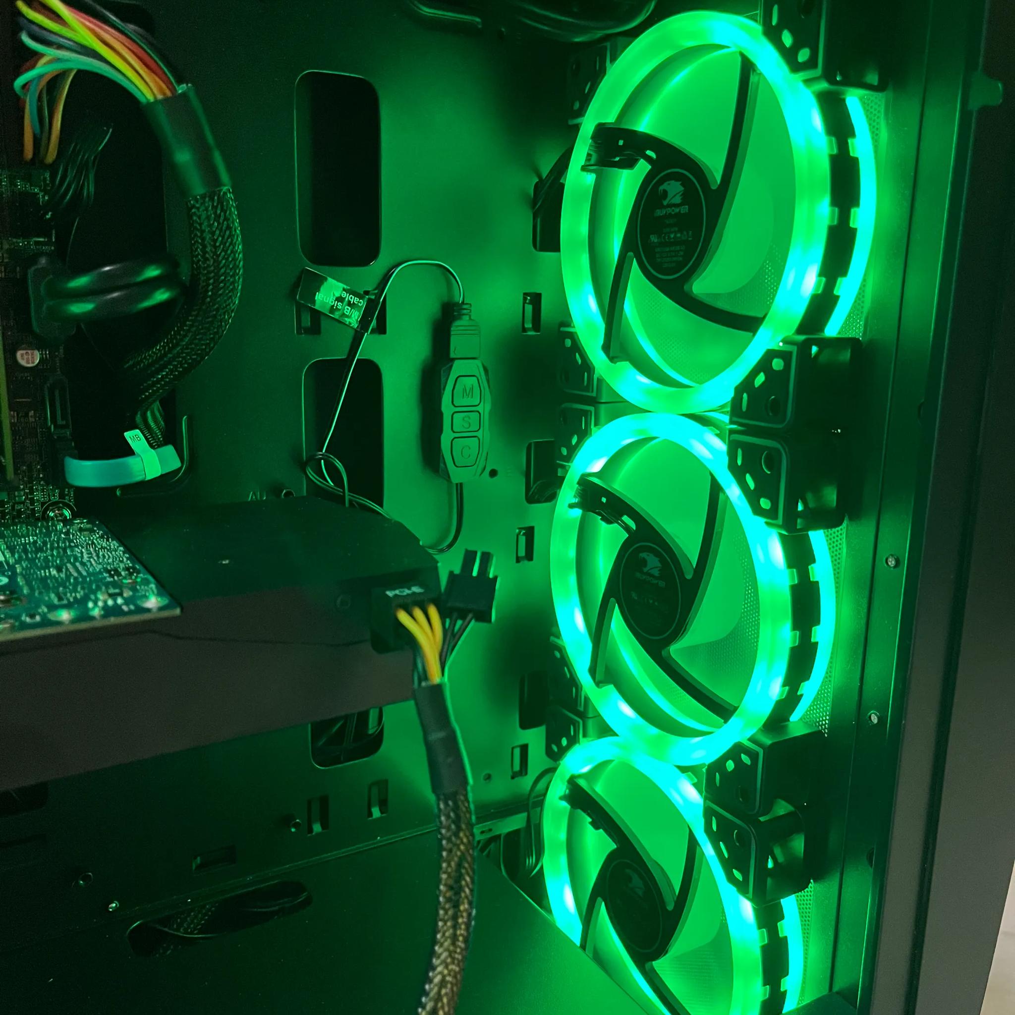 🟢🔵Budget Gaming PC– RGB Case w/ Remote- Intel i5-7400, GTX 1060, 512GB SSD & 12GB RAM 🔥🖥️