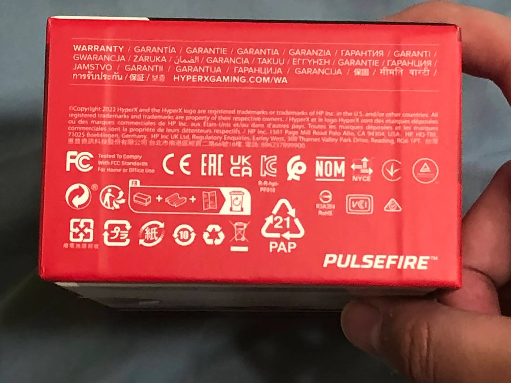 HyperX PulseFire Haste 2 White Wired Gaming Mouse