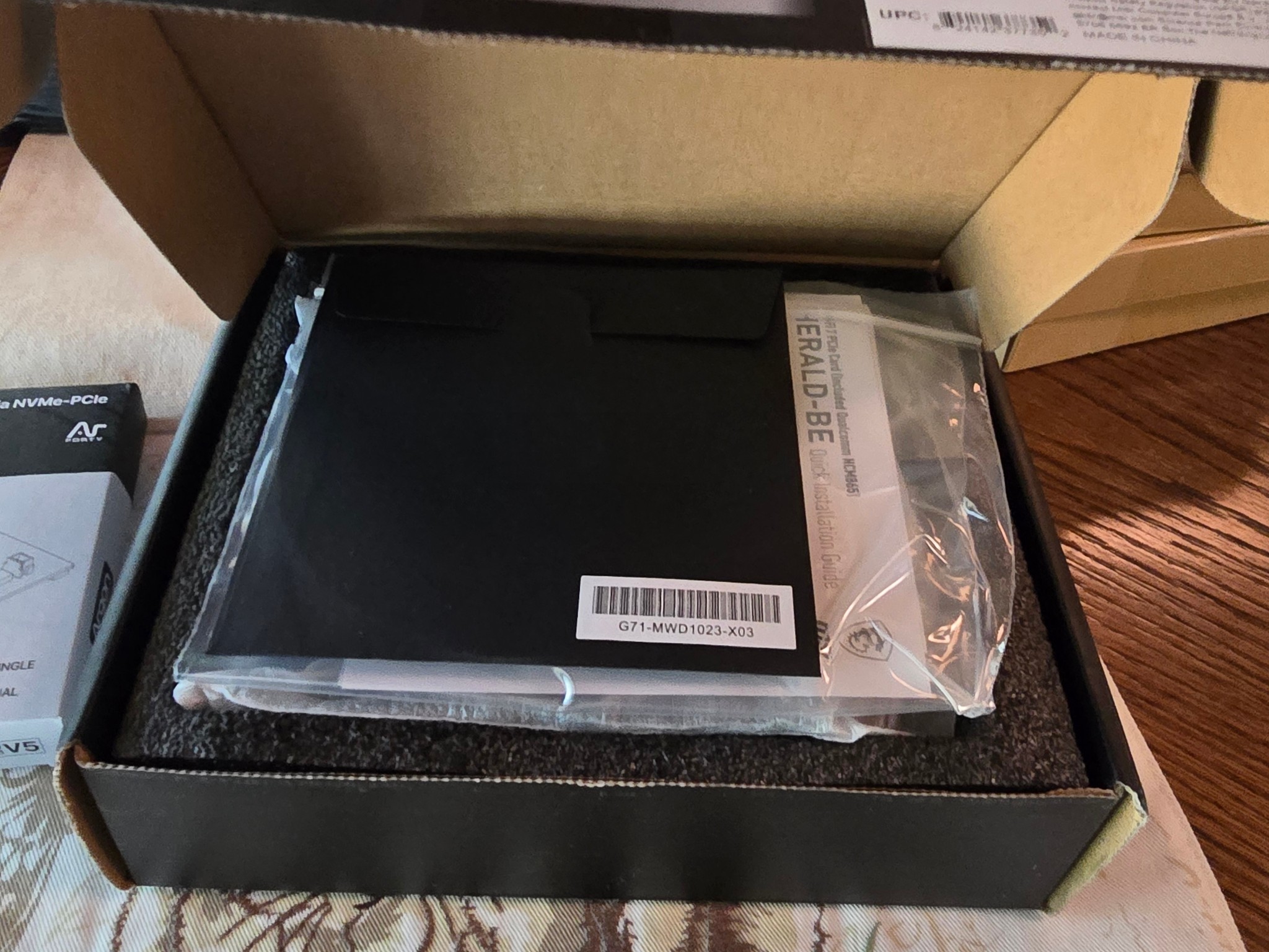 MSI Herald-BE WI-FI 7 MAX Wi-Fi 7 802.11BE Bluetooth 5.4 PCIe Multi-Link Operation Technology