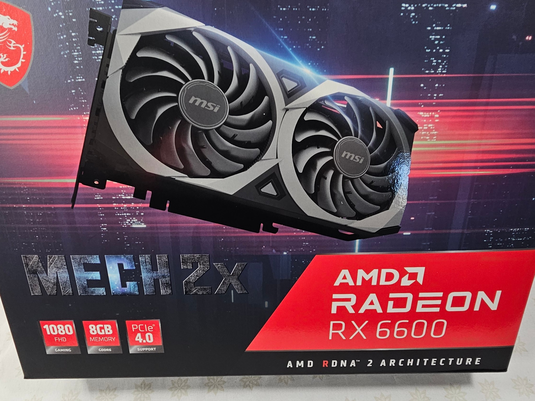 MSI Radeon RX 6600 MECH 2X 8G