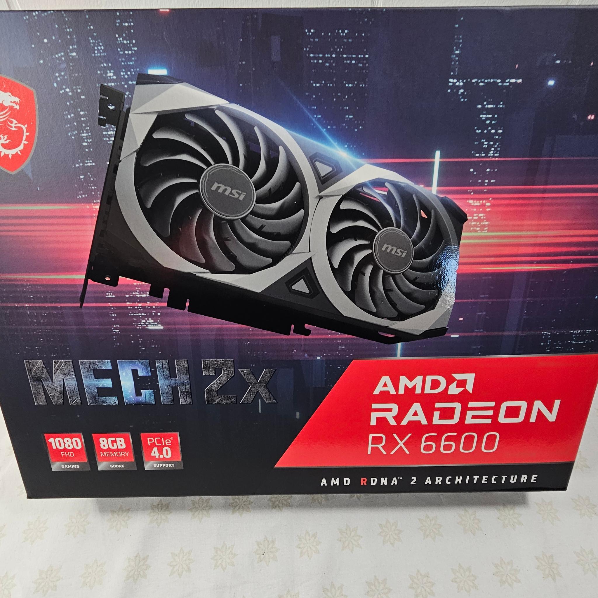 MSI Radeon RX 6600 MECH 2X 8G