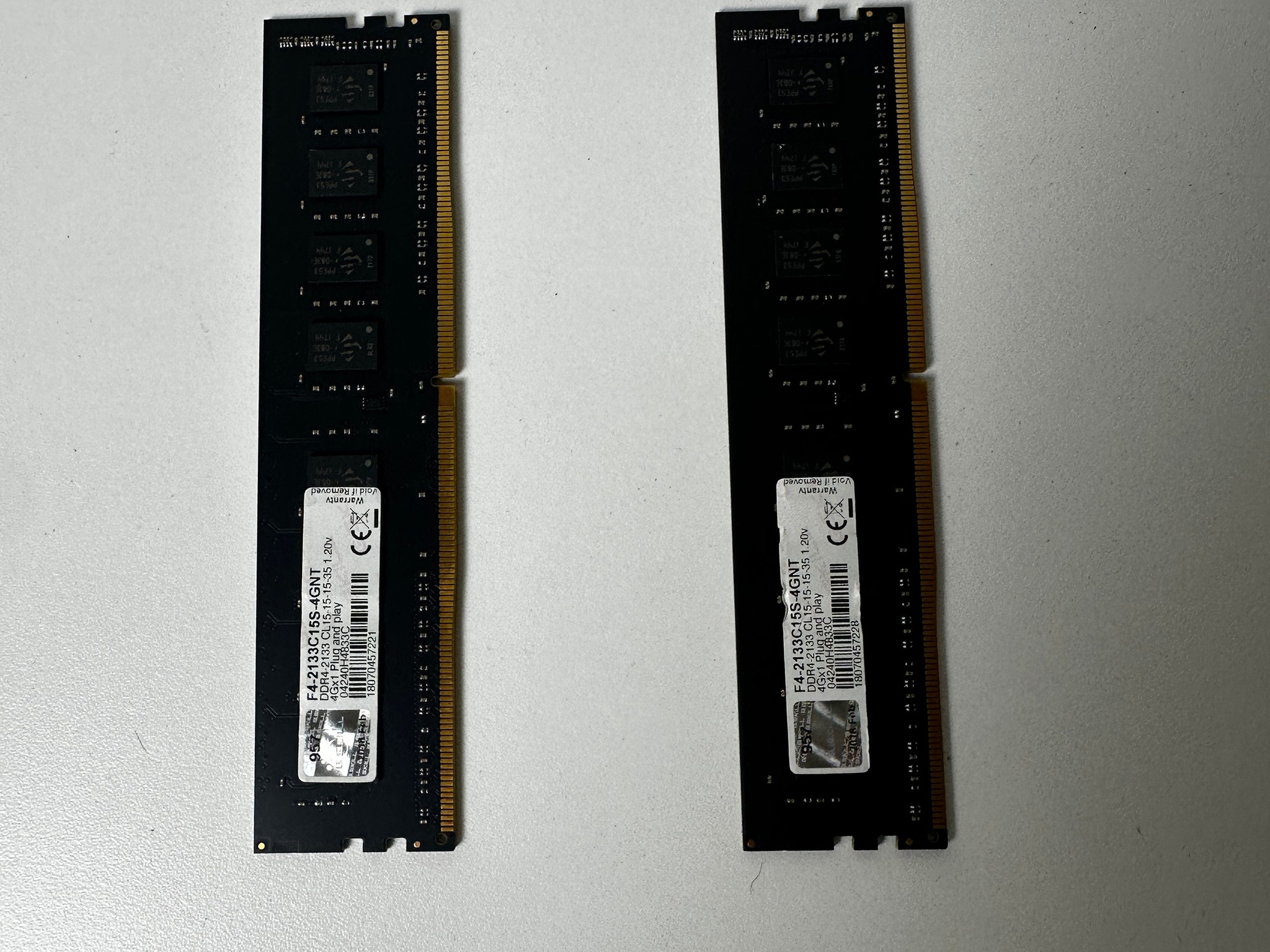 G.Skill DDR4 (2x4GB) 8GB @2133MHz!