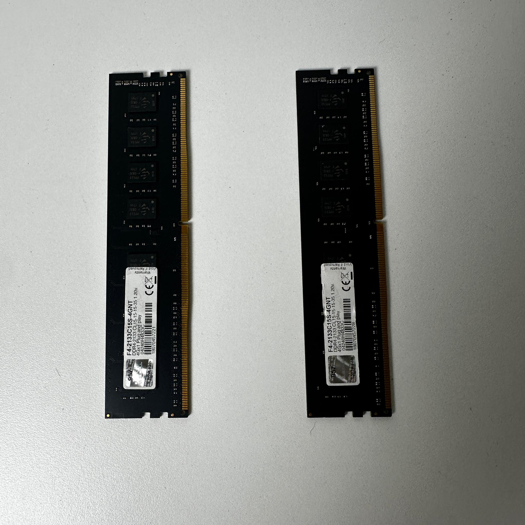 G.Skill DDR4 (2x4GB) 8GB @2133MHz!