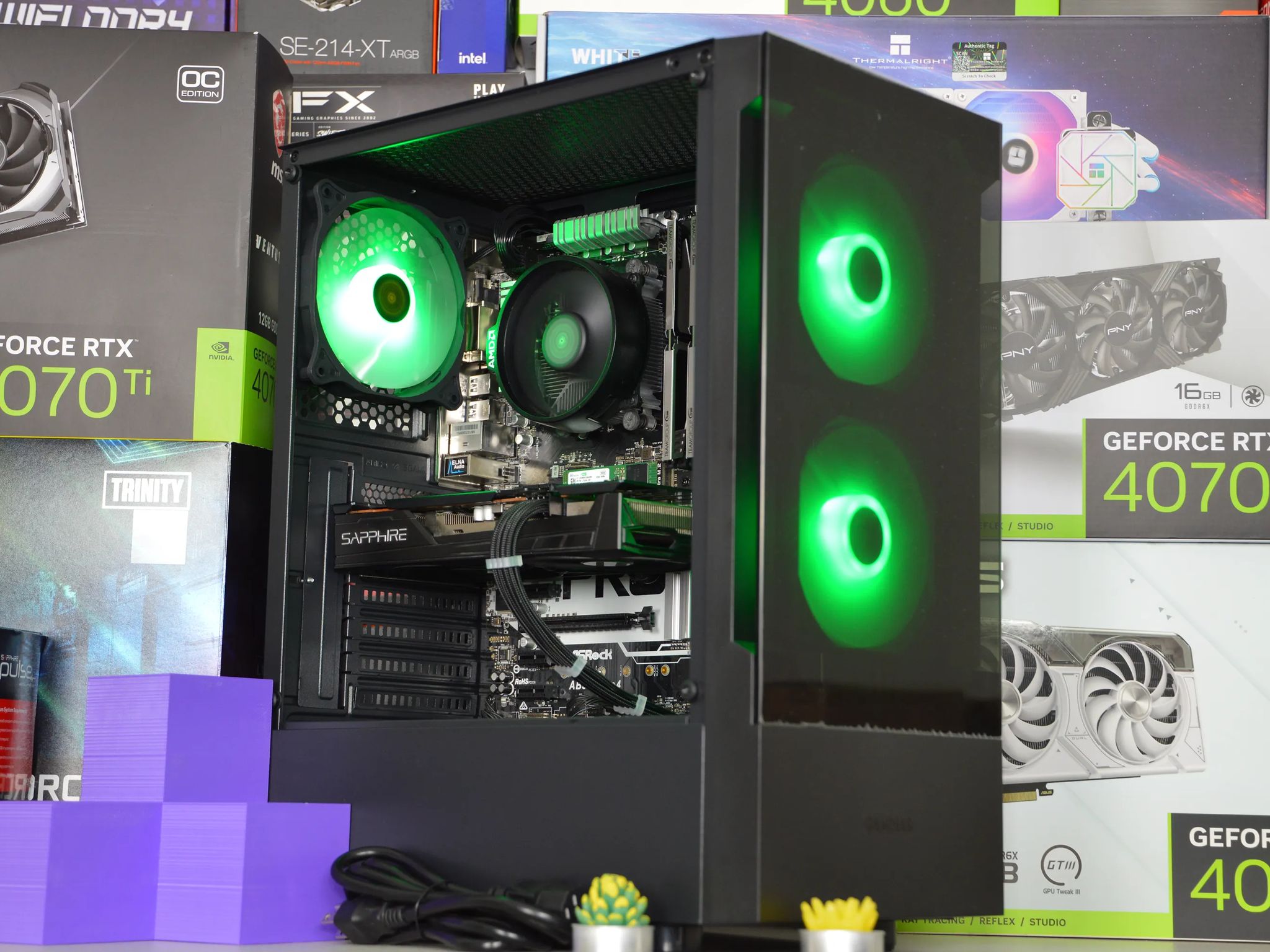 ⚫🌌| RX 5500XT 8GB | RYZEN 5 1600 | 16GB DDR4 RAM | 256GB NVME SSD + 1TB HDD | Midnight Nova |