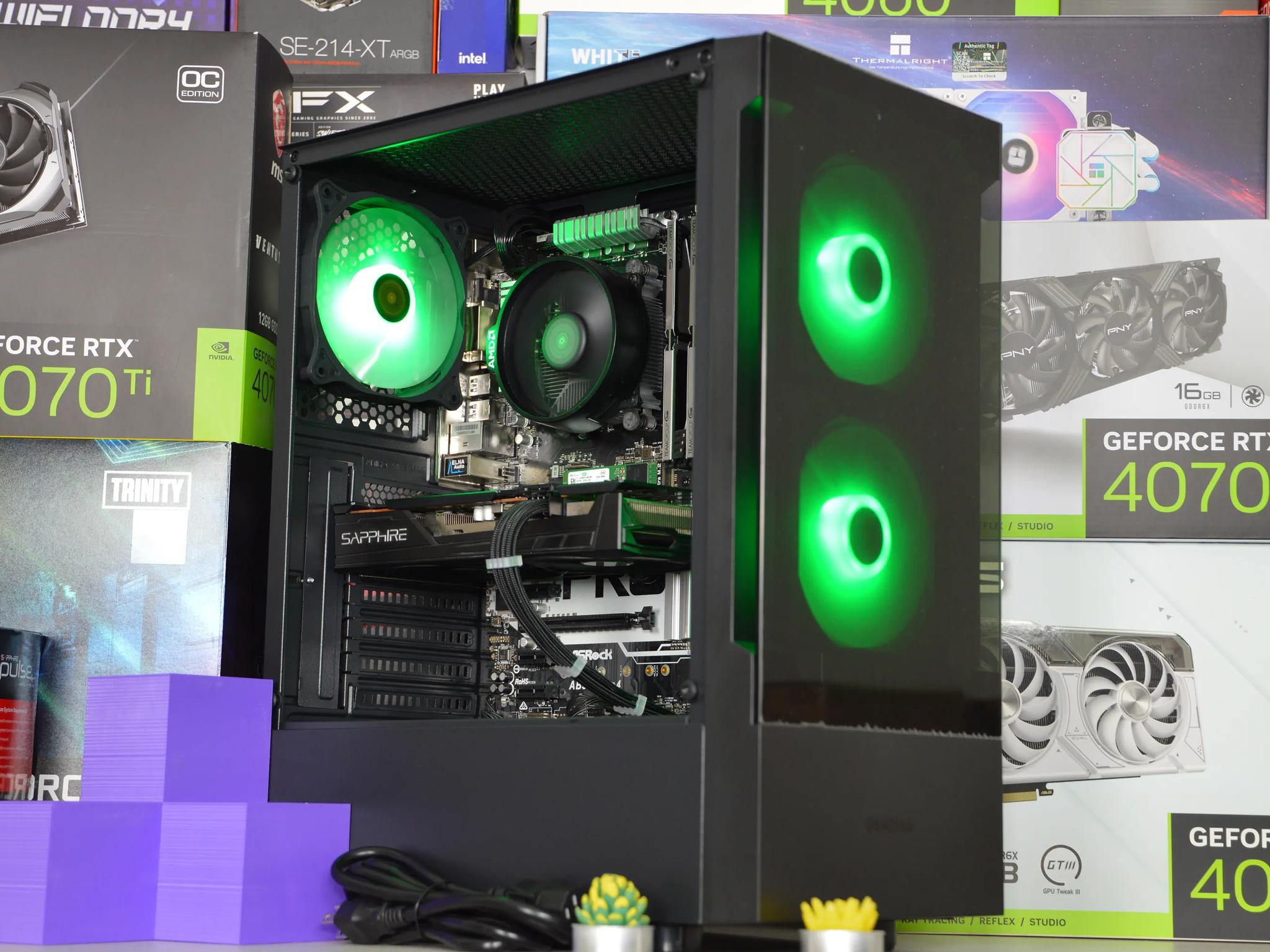 ⚫🌌| RX 5500XT 8GB | RYZEN 5 1600 | 16GB DDR4 RAM | 256GB NVME SSD + 1TB HDD | Midnight Nova |