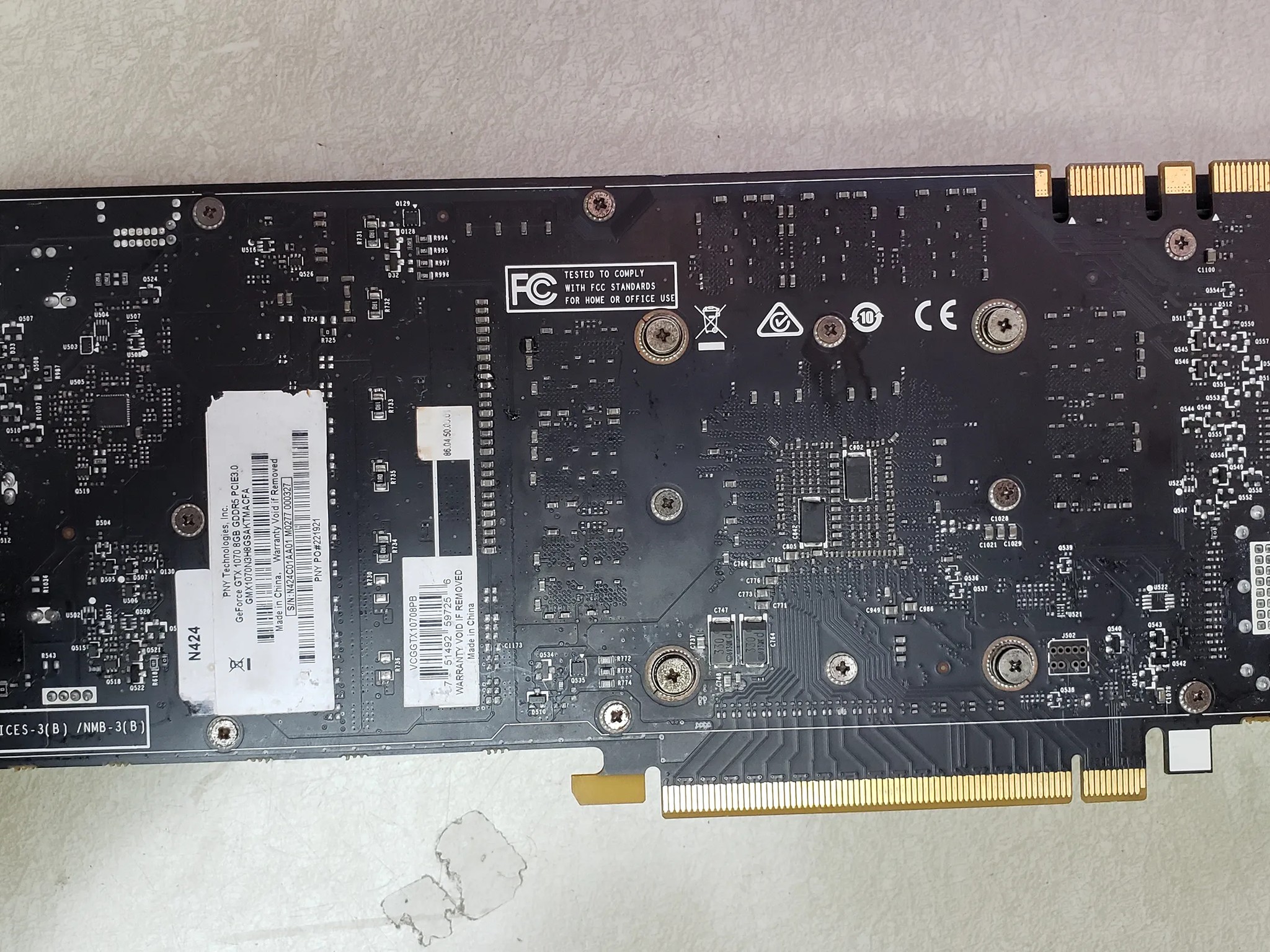 Geforce GTX 1070 graphics card.