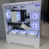 White Gaming PC Build / Ryzen 5 + 2070Super / SSD / Ready to play!