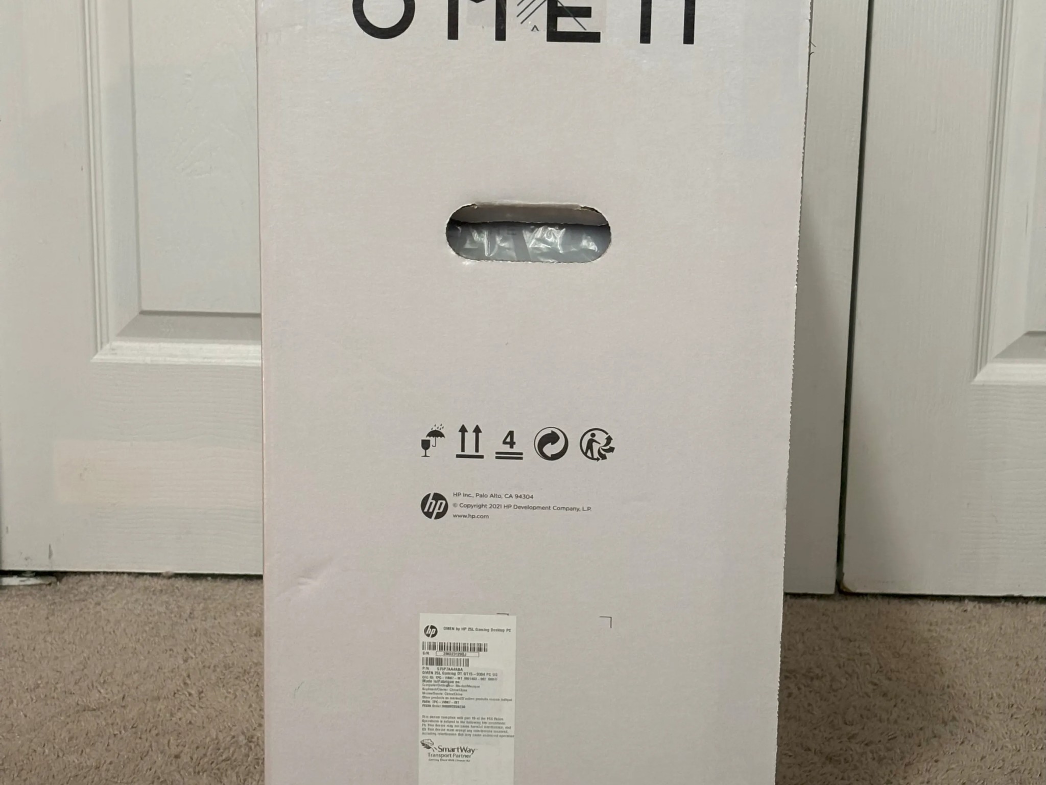 Used Pre-Built White HP Omen 25L AMD Ryzen 5 5600G NVIDIA GeForce GTX 1660 SUPER 8GB VRAM 24GB Ram