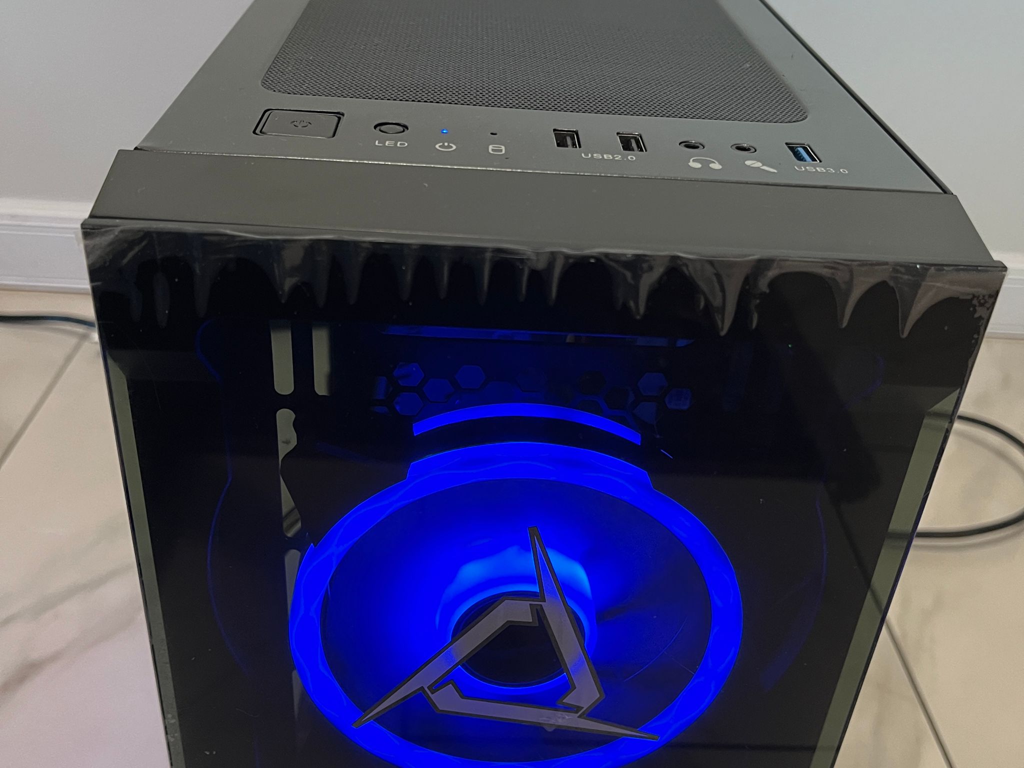 NVIDIA RTX 2060, Intel Core i3-10100, 16GB RAM, 2.2TB Storage, Gaming PC w/ Wi-Fi, BT & RGB Remote