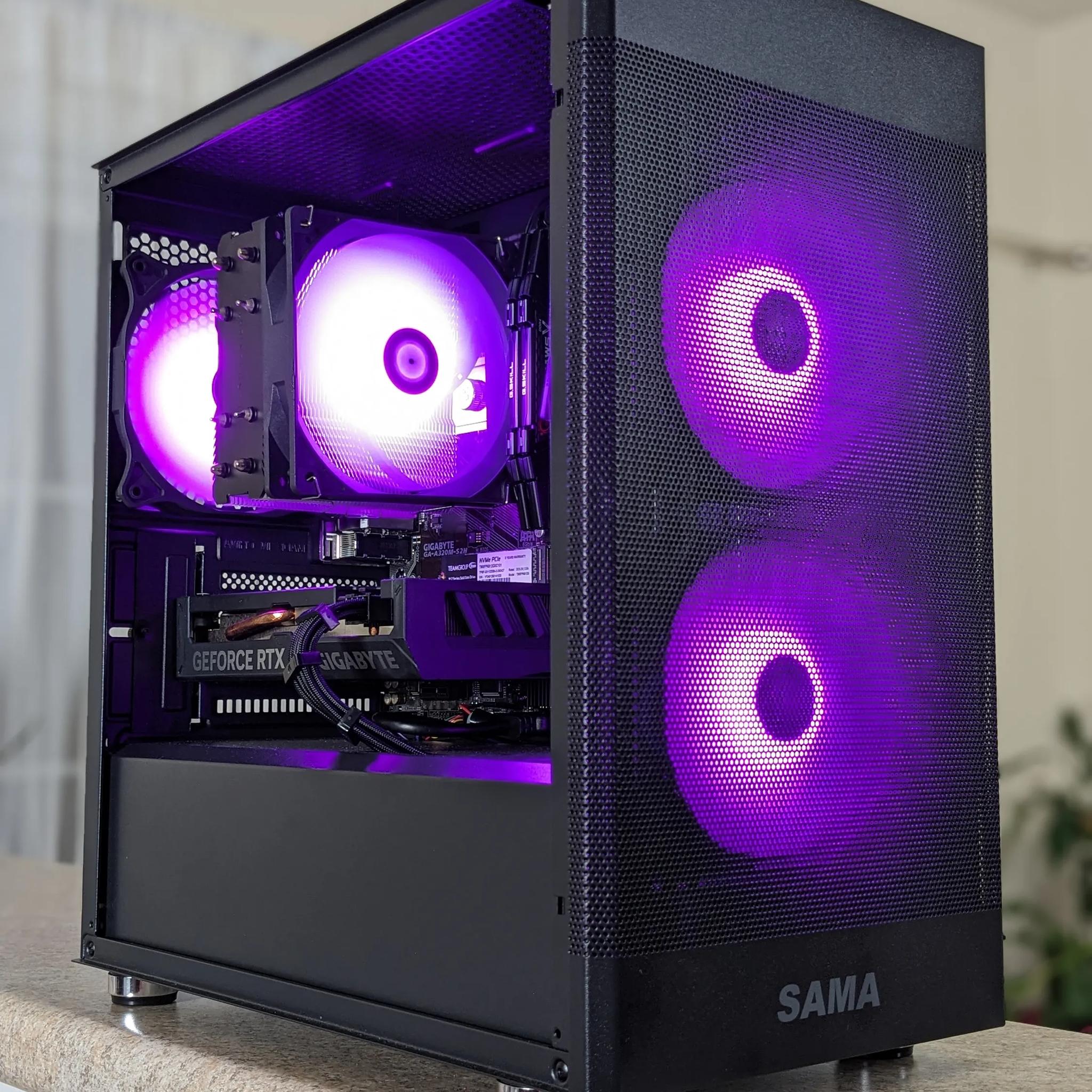 Mid Range Ryzen Gaming PC - Ryzen 5 5500 - RTX 4060