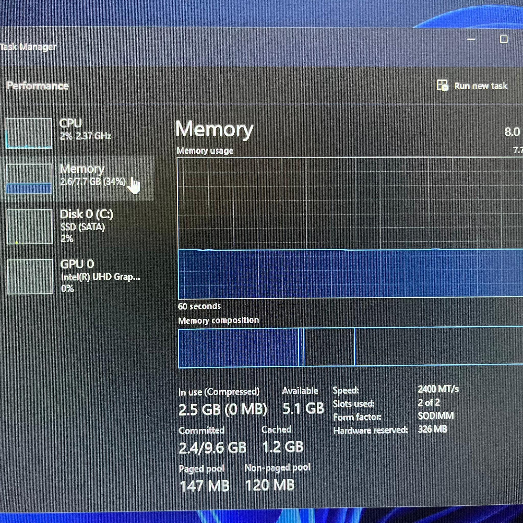Intel NUC, Windows 11 Pro, 4 cores @ 1.5GHz, 8GB RAM, 220GB SSD (Monitor & Keyboard NOT included)