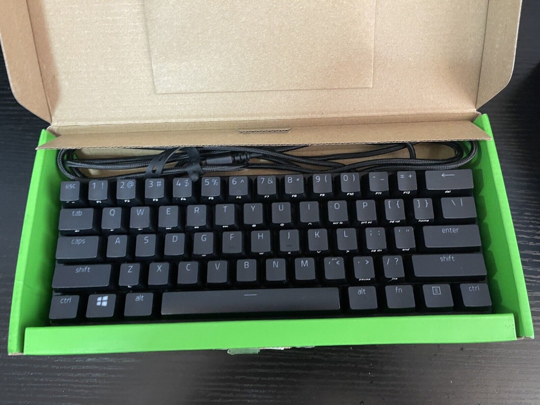 Razer Huntsman Mini 60% Gaming Keyboard: Fast Keyboard Switches - Linear Optical Switches