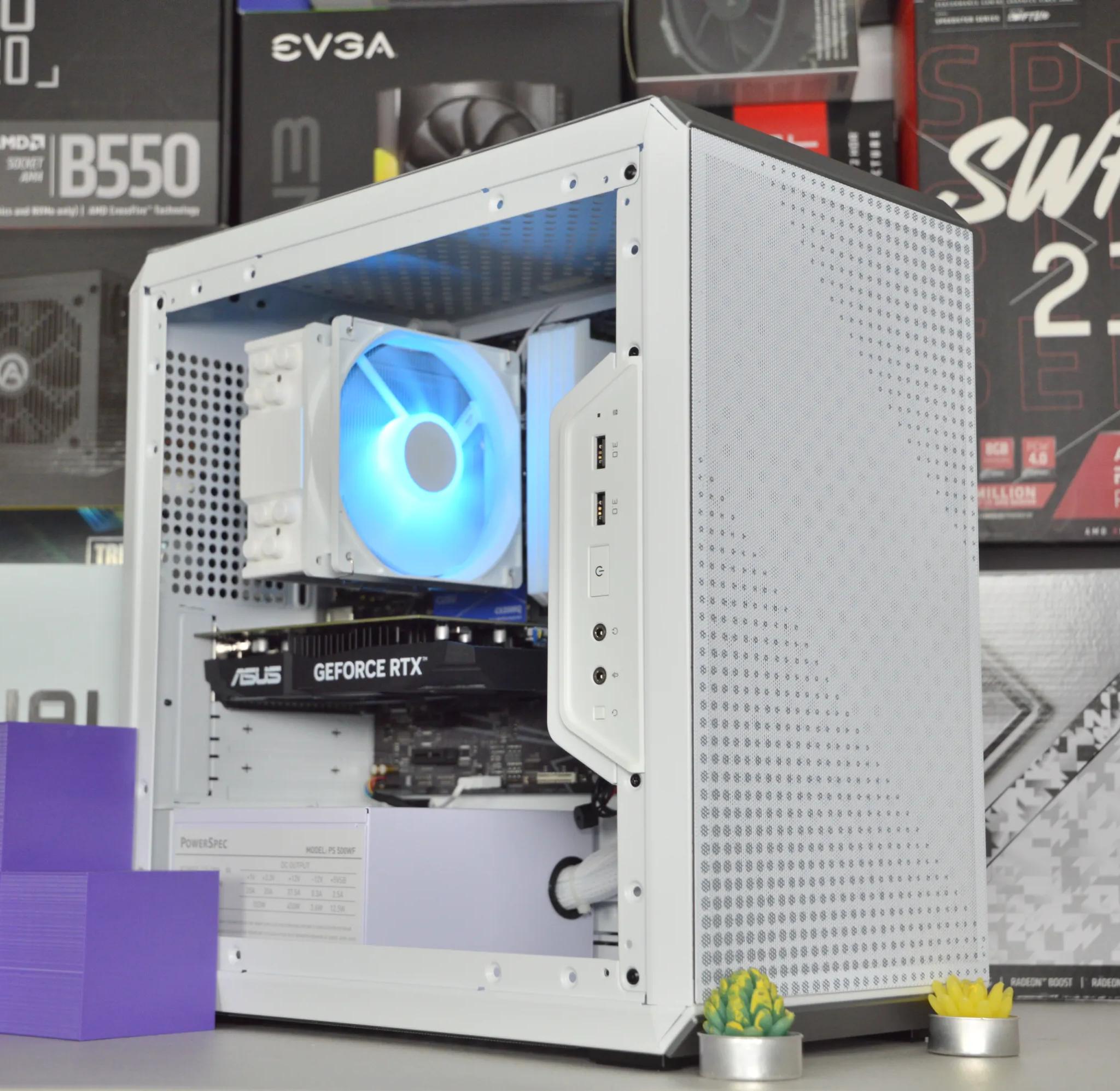 ⬜🟣| RTX 3050 6GB | INTEL i3-10100F | 16GB DDR4 RAM | 1TB NVME SSD | Royal Box |