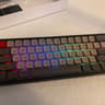 Ractous Design RGB Keyboard  Hot Swappable.  Gateron Optical Brown Switches. Bluetooth/Wired.