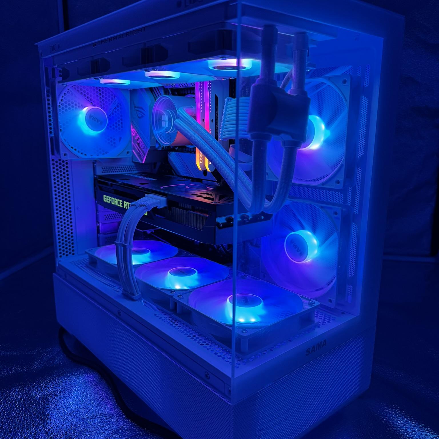 RTX 3080 | INTEL 10900K | Gaming PC | Workstation | 32GB | WIFI | WHITE