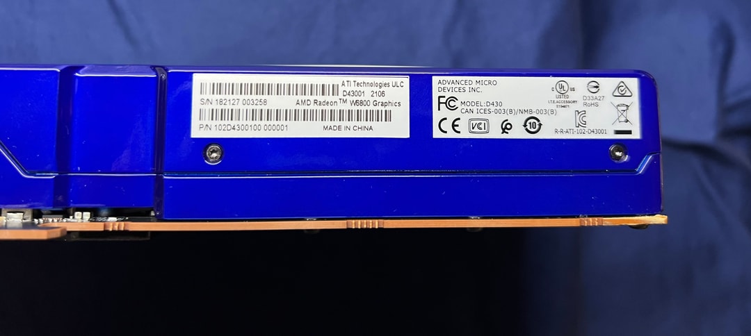 AMD Radeon Pro W6800 32GB Workstation GPU | Jawa