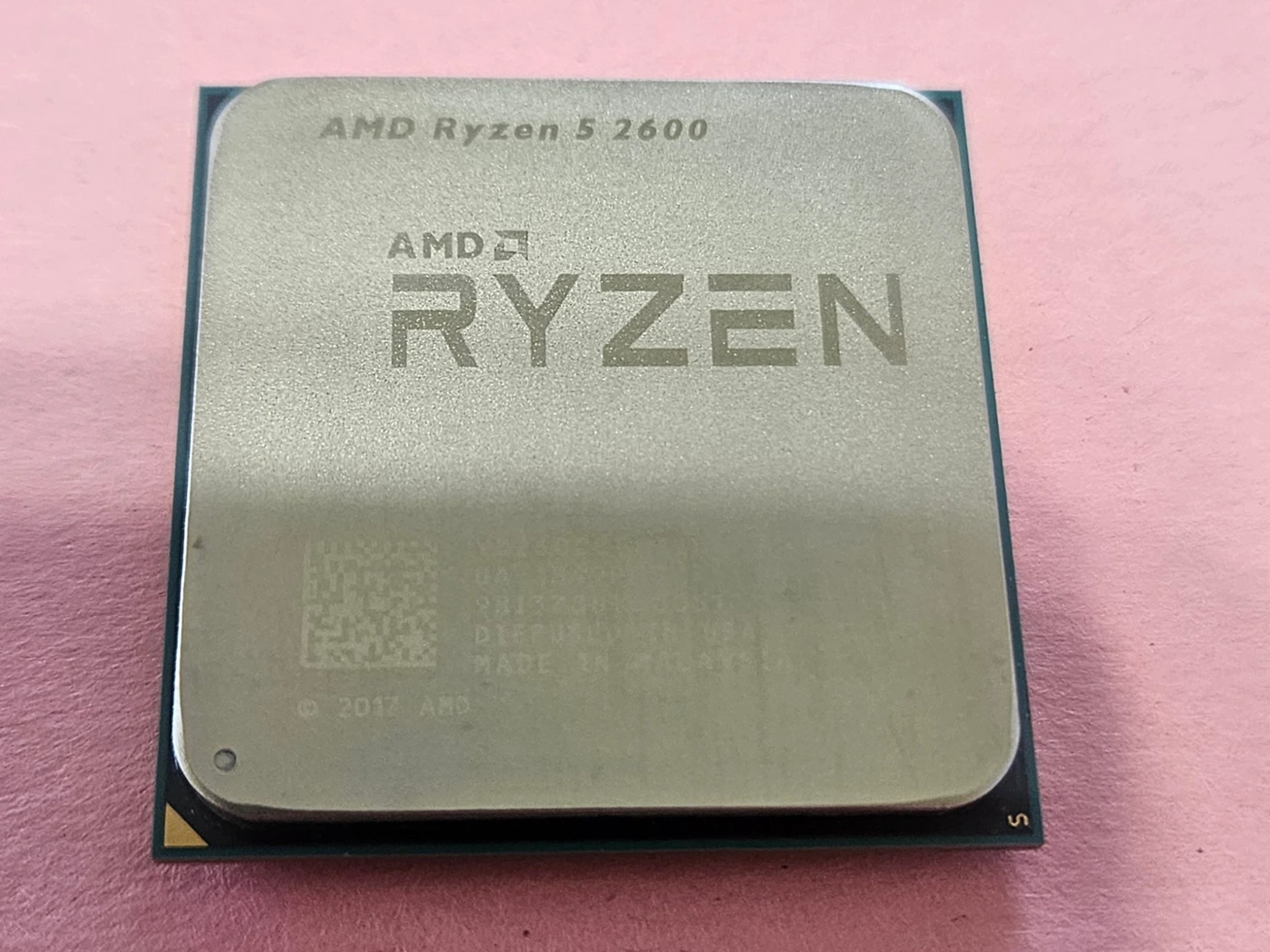 AMD Ryzen 5 2600 Six-Core 3.4-3.9 GHz 65W Socket AM4 CPU Processor