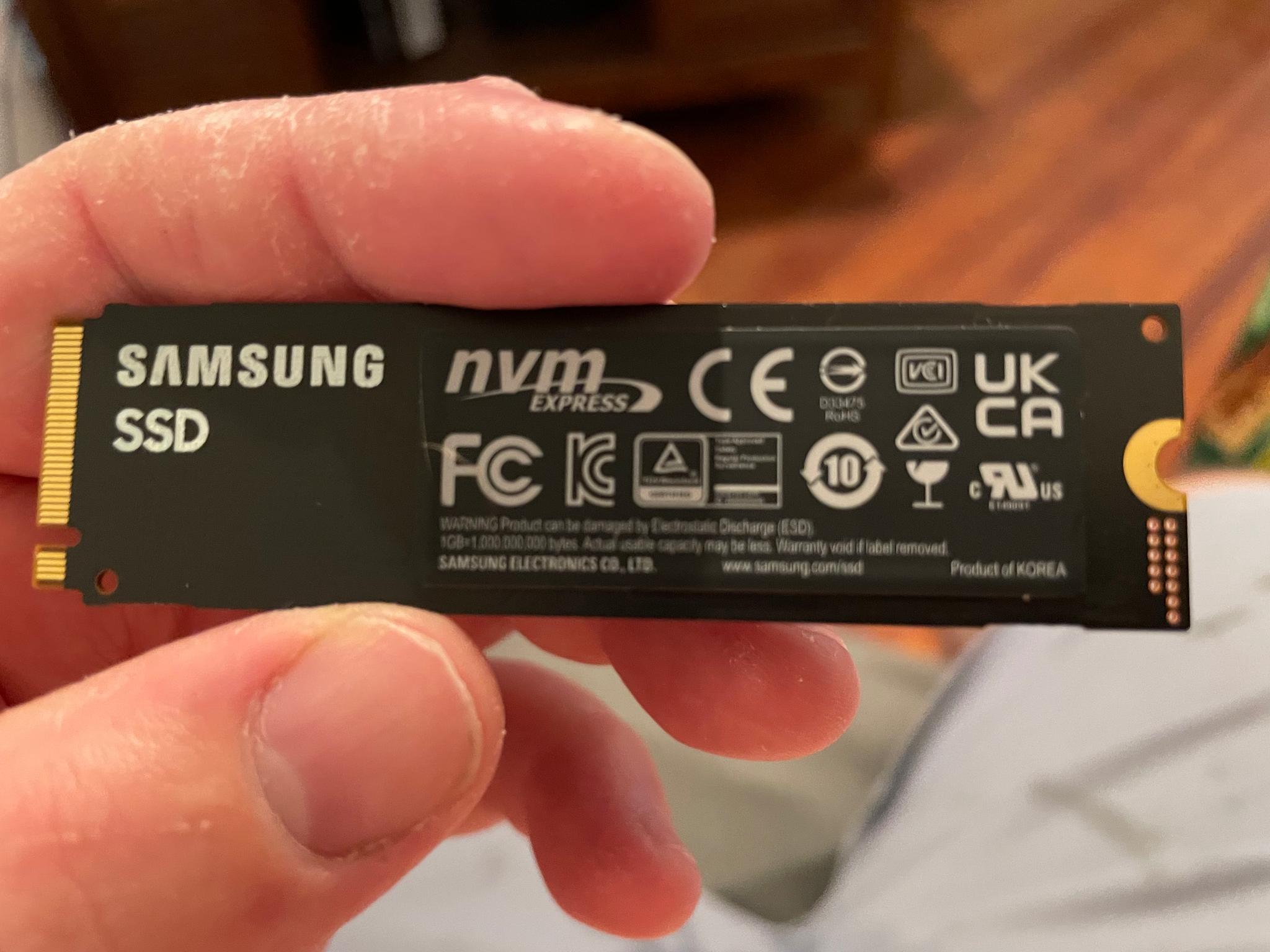 Samsung 980 1TB SSD 