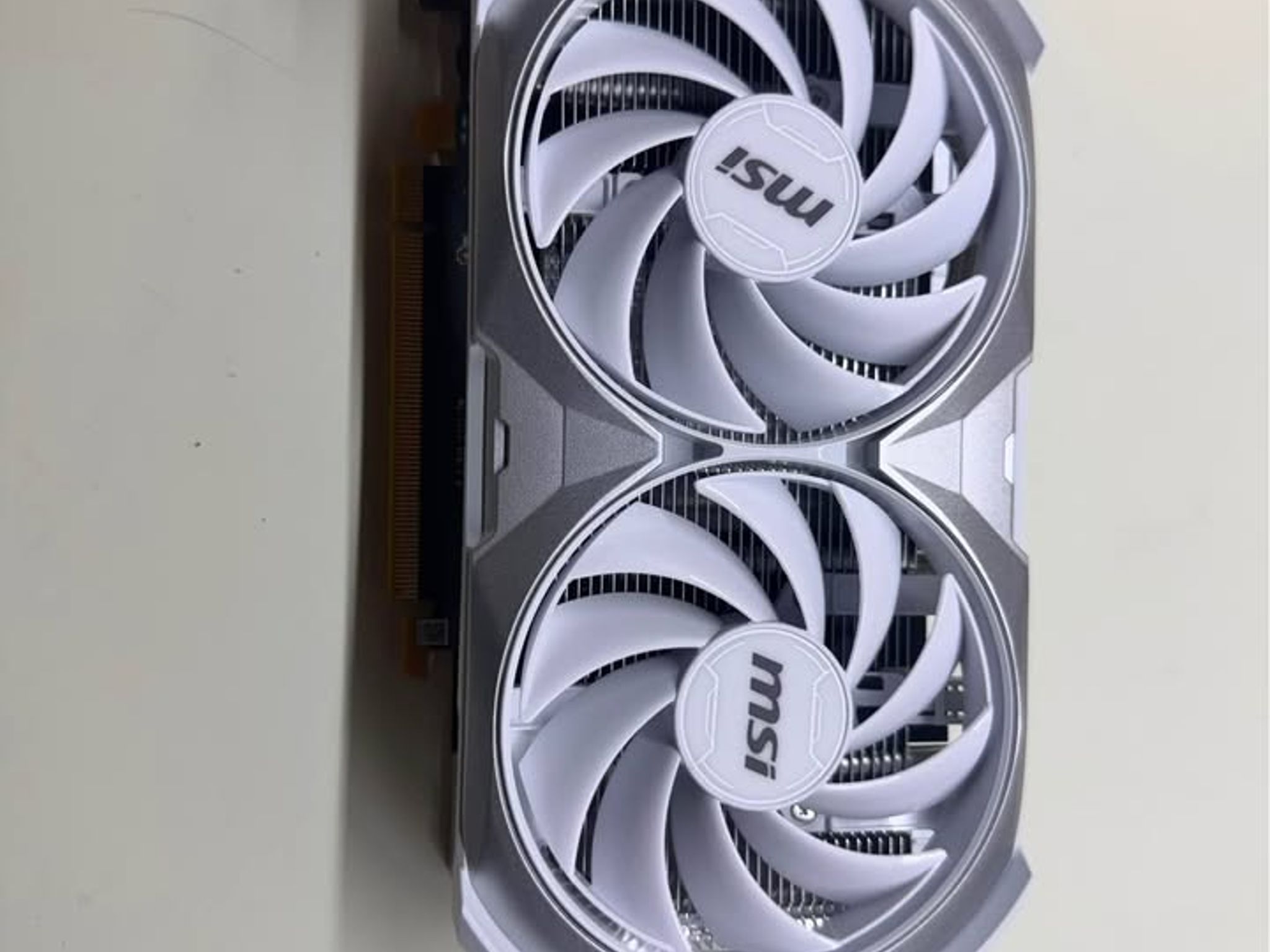 MSI GeForce RTX 4060 Ventus 2X White 8GB OC Graphics Card