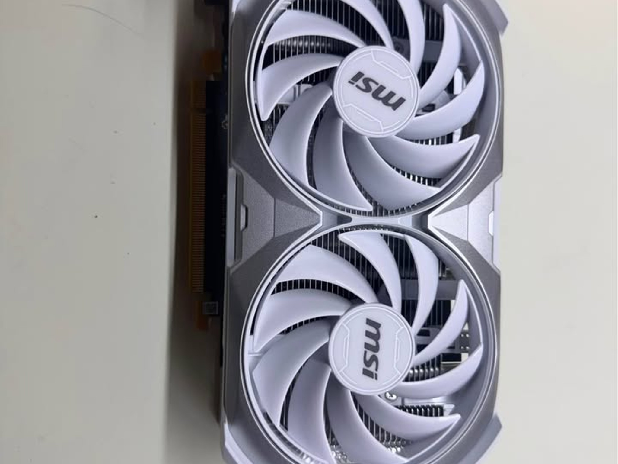 MSI GeForce RTX 4060 Ventus 2X White 8GB OC Graphics Card
